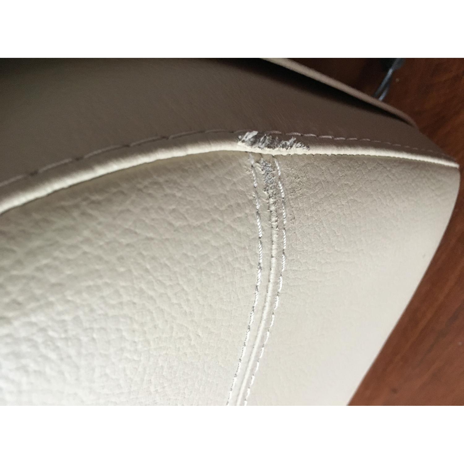 Macy's Off White Power Recliner Sofa - image-5