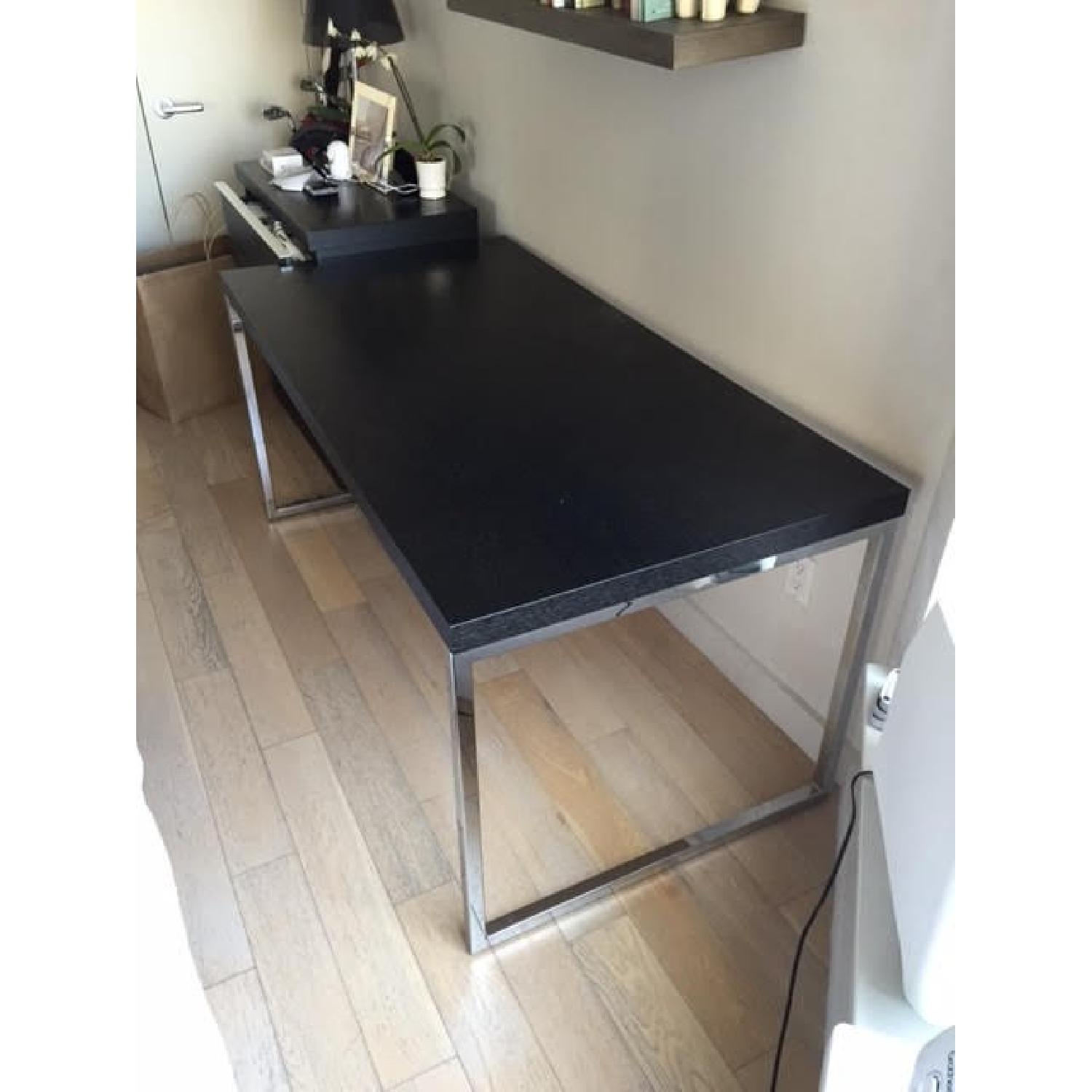 BoConcept Solid Wood & Chrome Desk - image-4