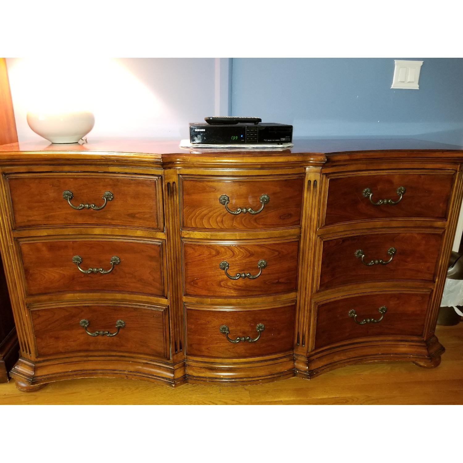 Ethan Allen Tuscany Marco Serpentine 9Drawer Dresser AptDeco