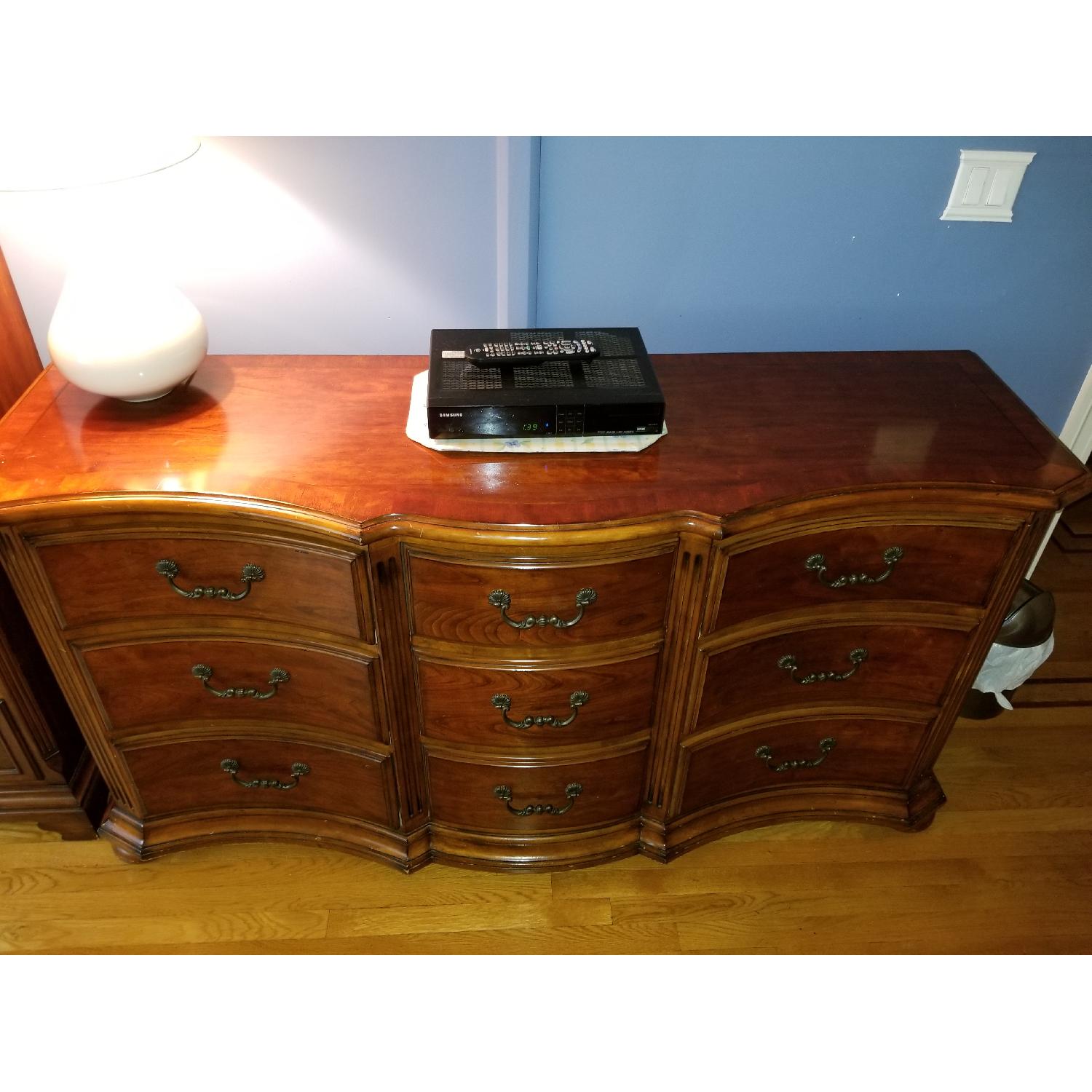 Ethan Allen Tuscany Marco Serpentine 9Drawer Dresser AptDeco