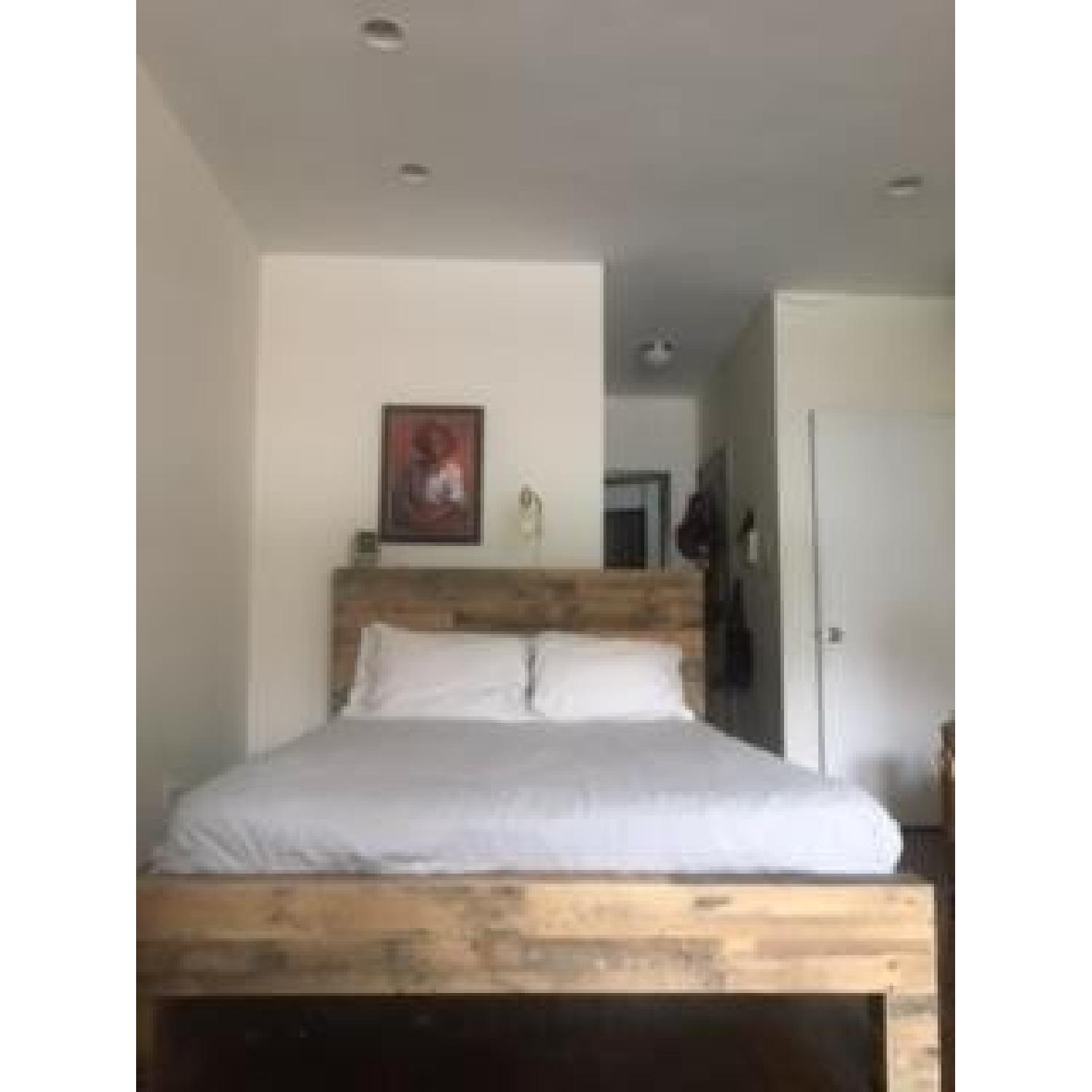 West Elm Emmerson Reclaimed Wood Bed Frame - image-1