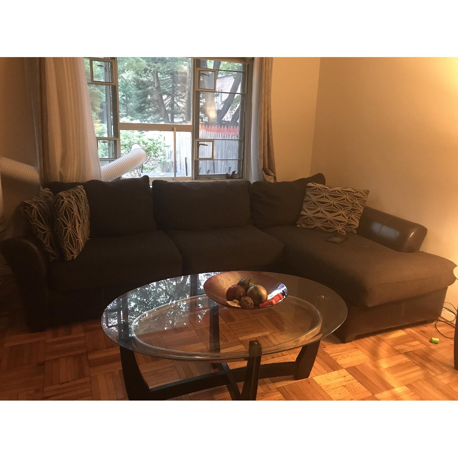Bob's Matinee Glass Top Coffee Table + 2 End Tables - image-3