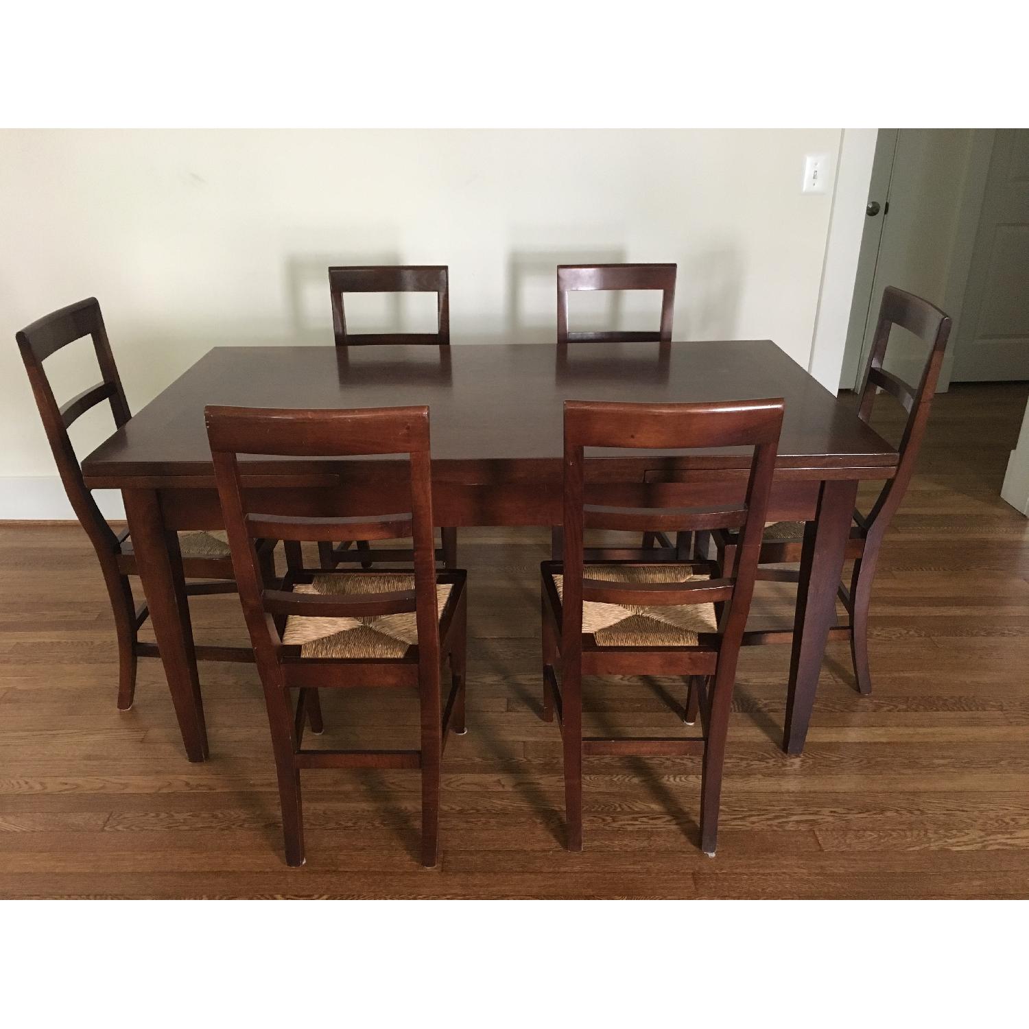 Bardiani Custom Made 9 Piece Italian Dining Set in Walnut - image-1
