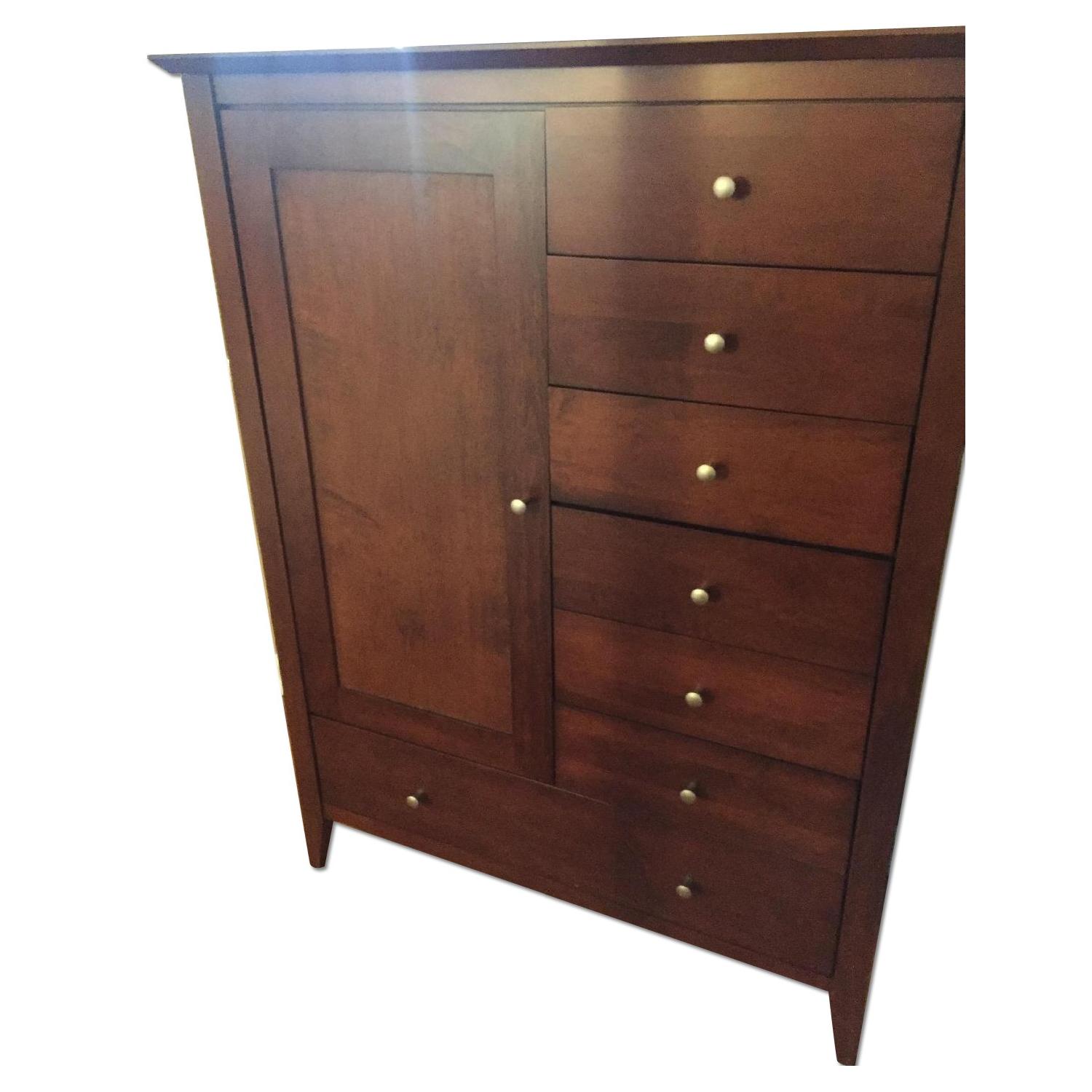 Matrix Handcrafted 5 Piece Queen Poster Platform Bedroom Set - image-14