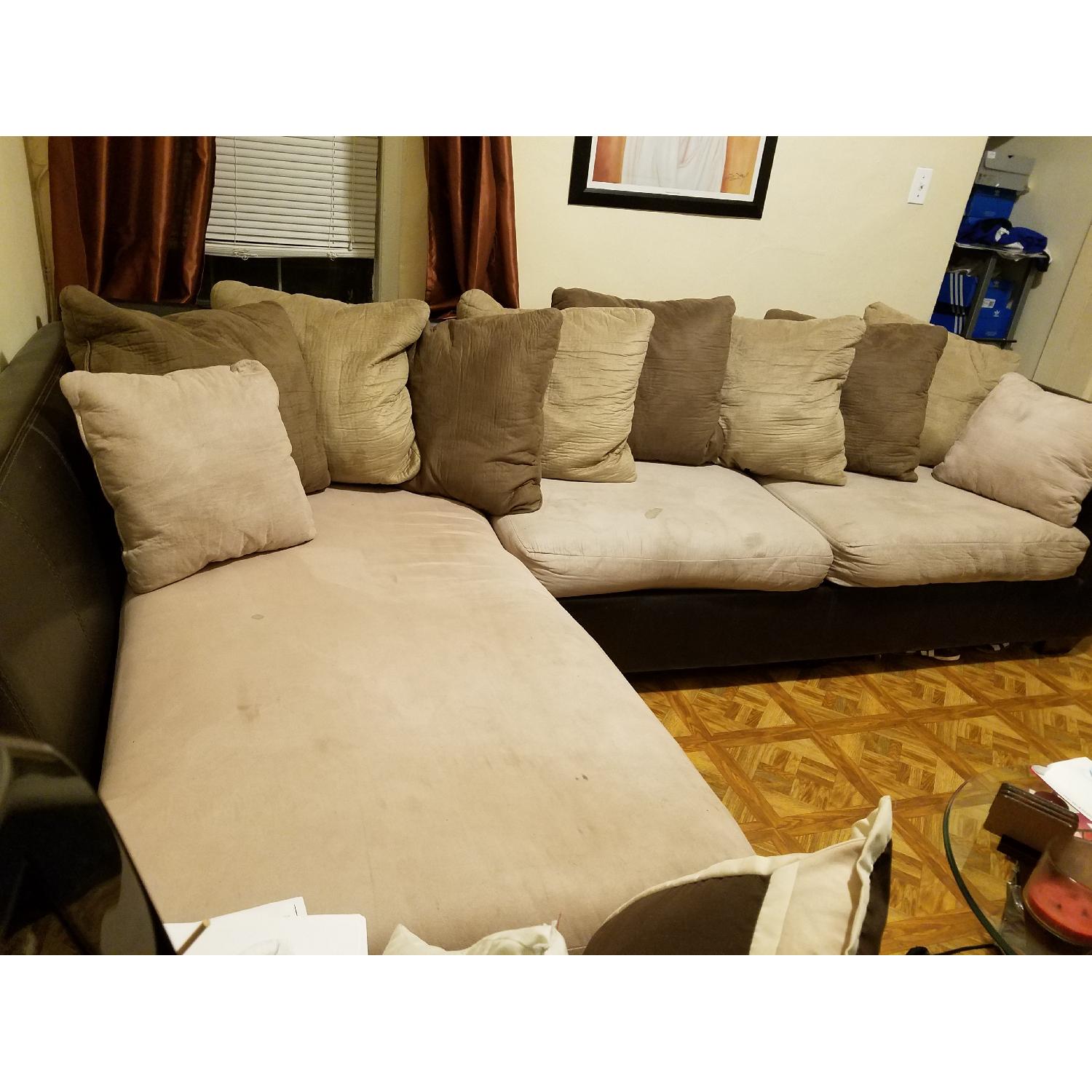 Raymour & Flanigan Sectional Sofa - image-2