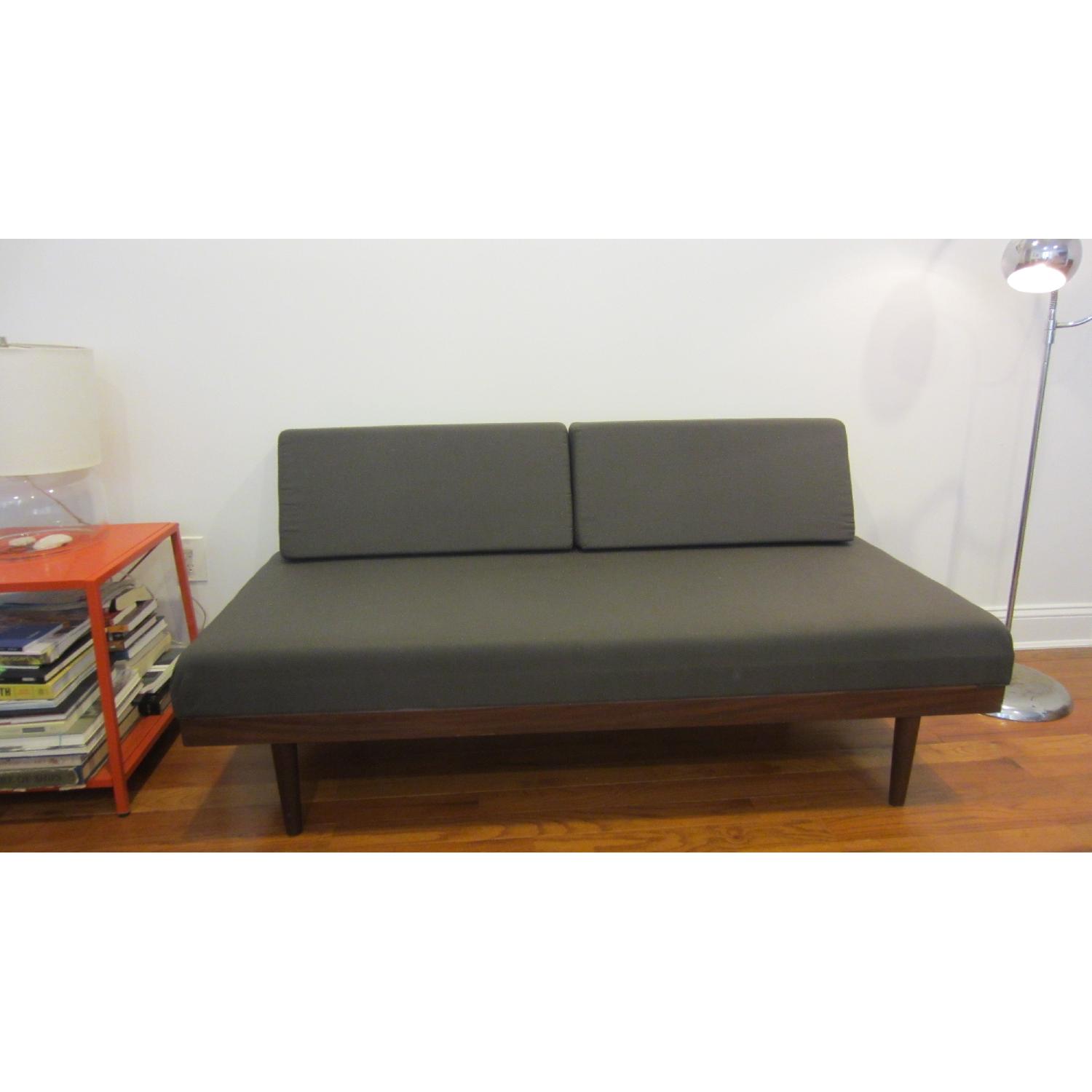 Mid-Century Sofa w/ Floating End Tables - image-3