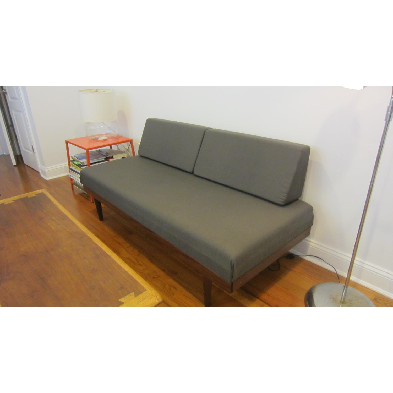 Mid-Century Sofa w/ Floating End Tables - image-4