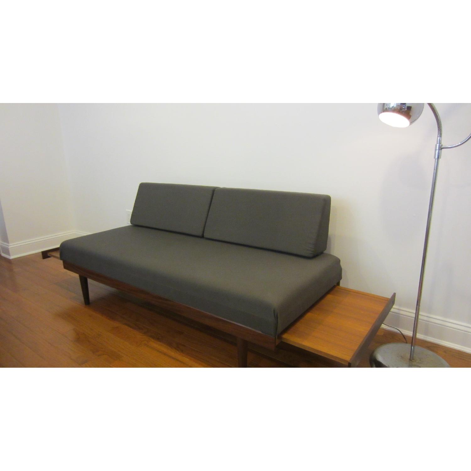 Mid-Century Sofa w/ Floating End Tables - image-9
