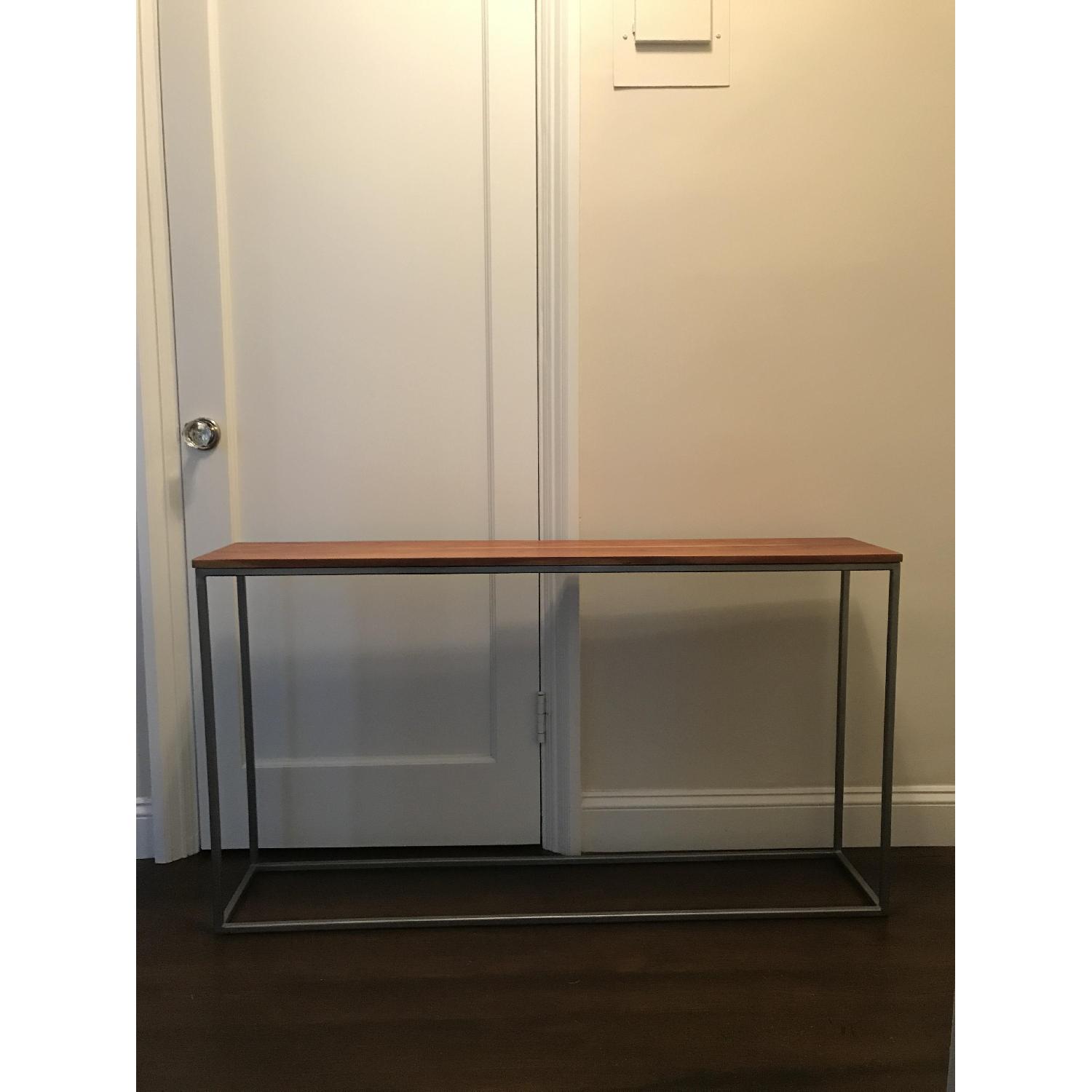 CB2 Wood Console Table - image-3