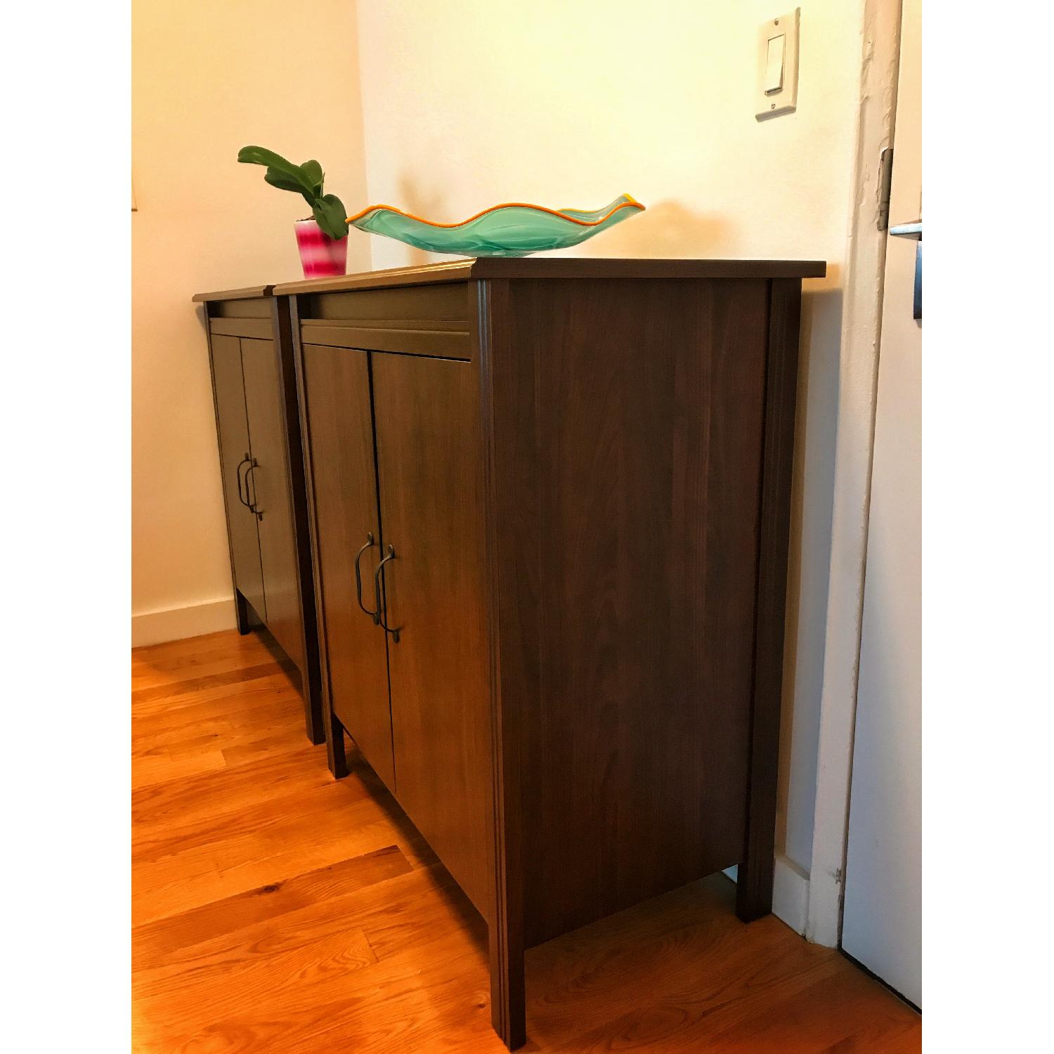 Ikea Brusali Brown Cabinets - image-2