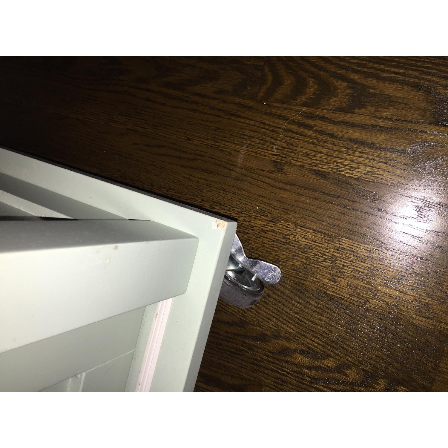 Crate & Barrel Mint Belmont Kitchen Island - image-4