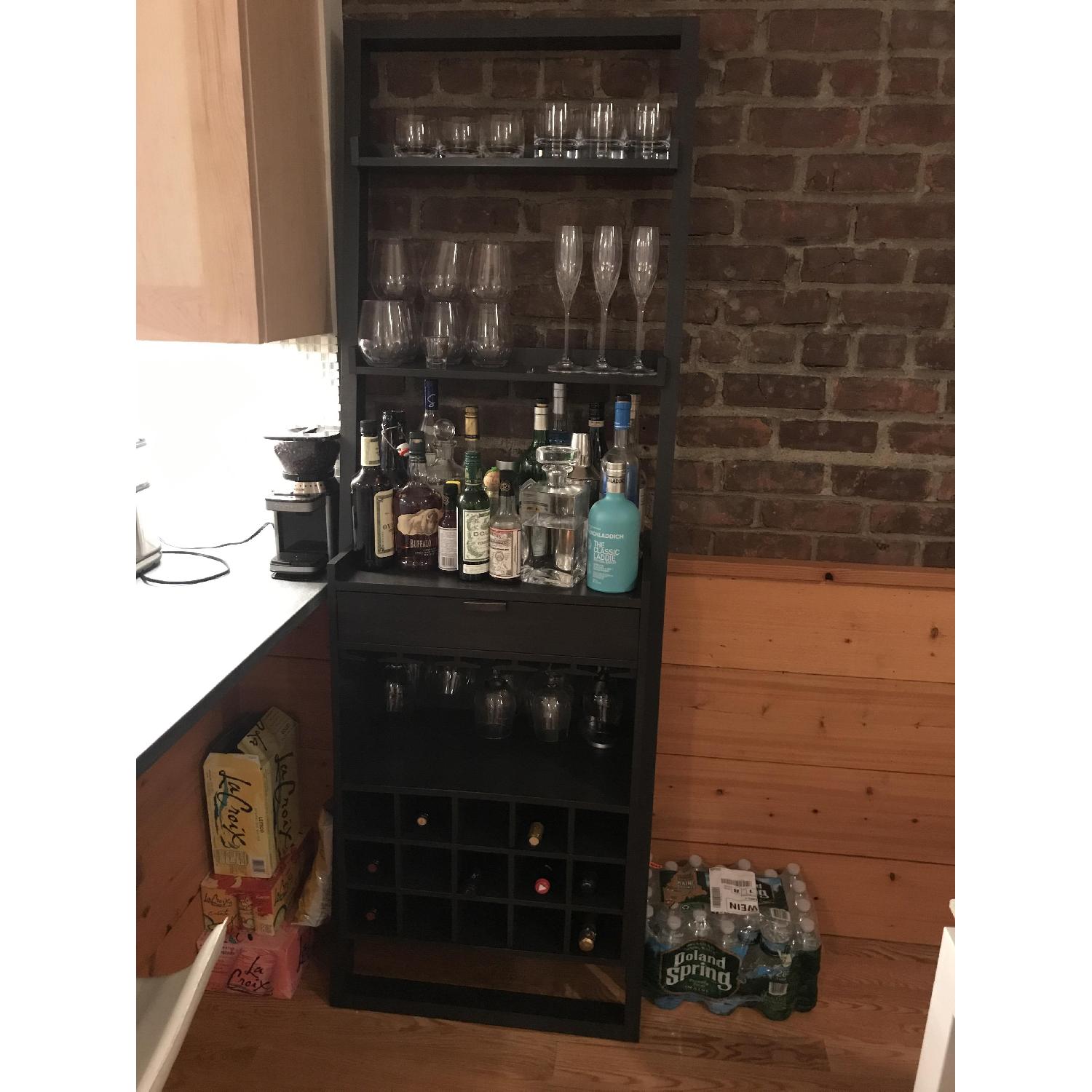 Crate & Barrel Bar Storage Unit - image-1