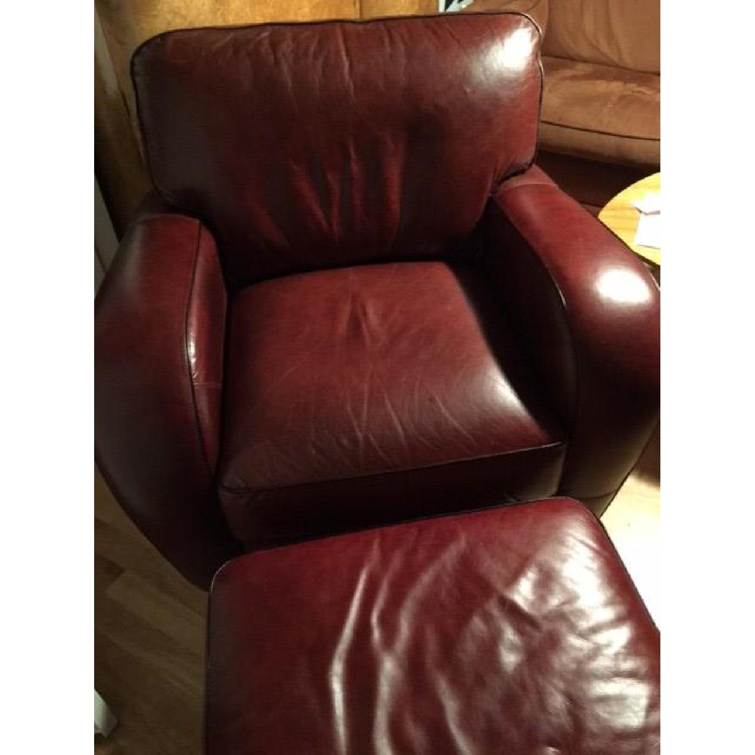 Bon Marche-Feder Club Chair & Ottoman - image-2