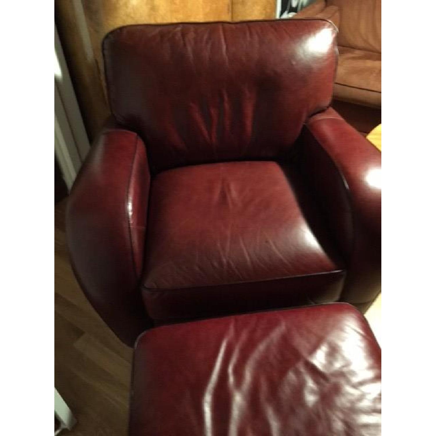 Bon Marche-Feder Club Chair & Ottoman - image-3
