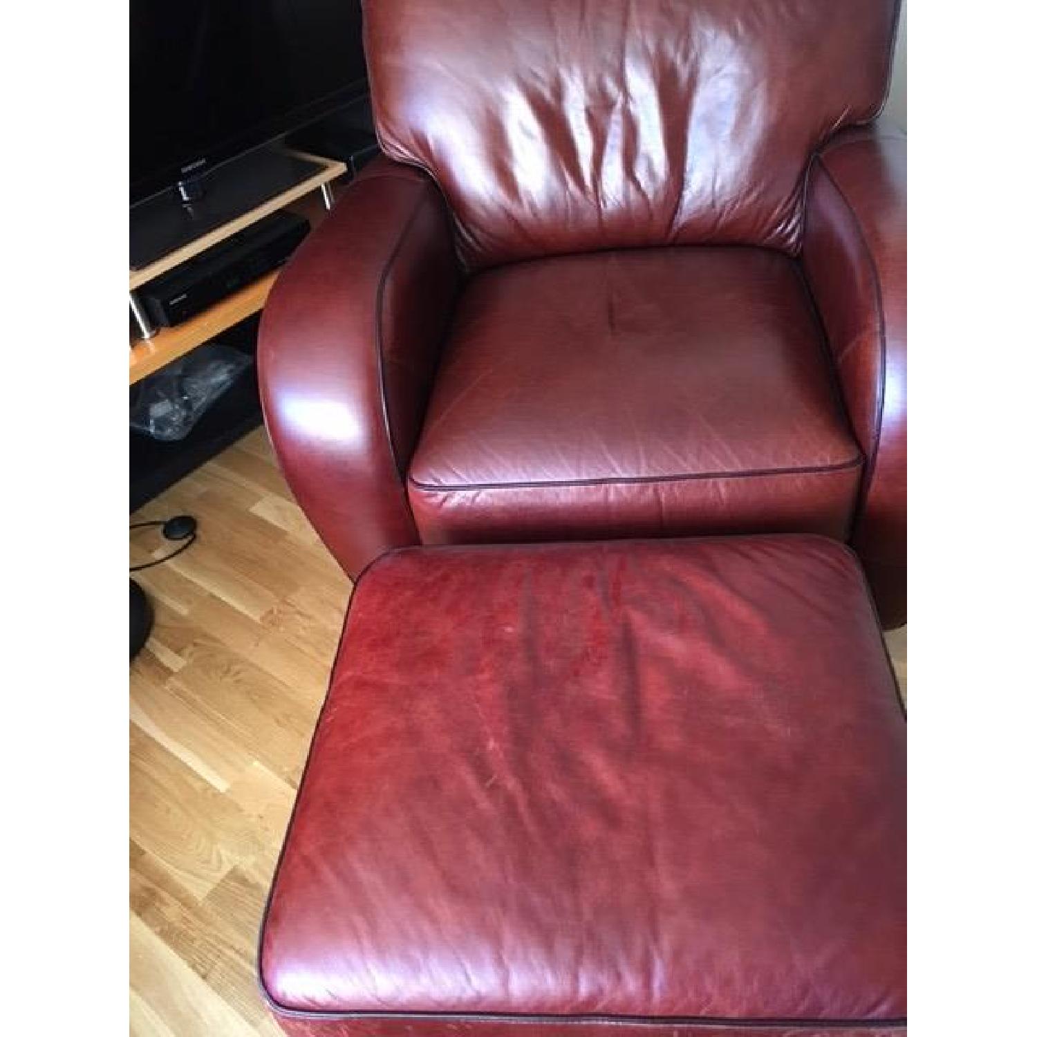 Bon Marche-Feder Club Chair & Ottoman - image-5