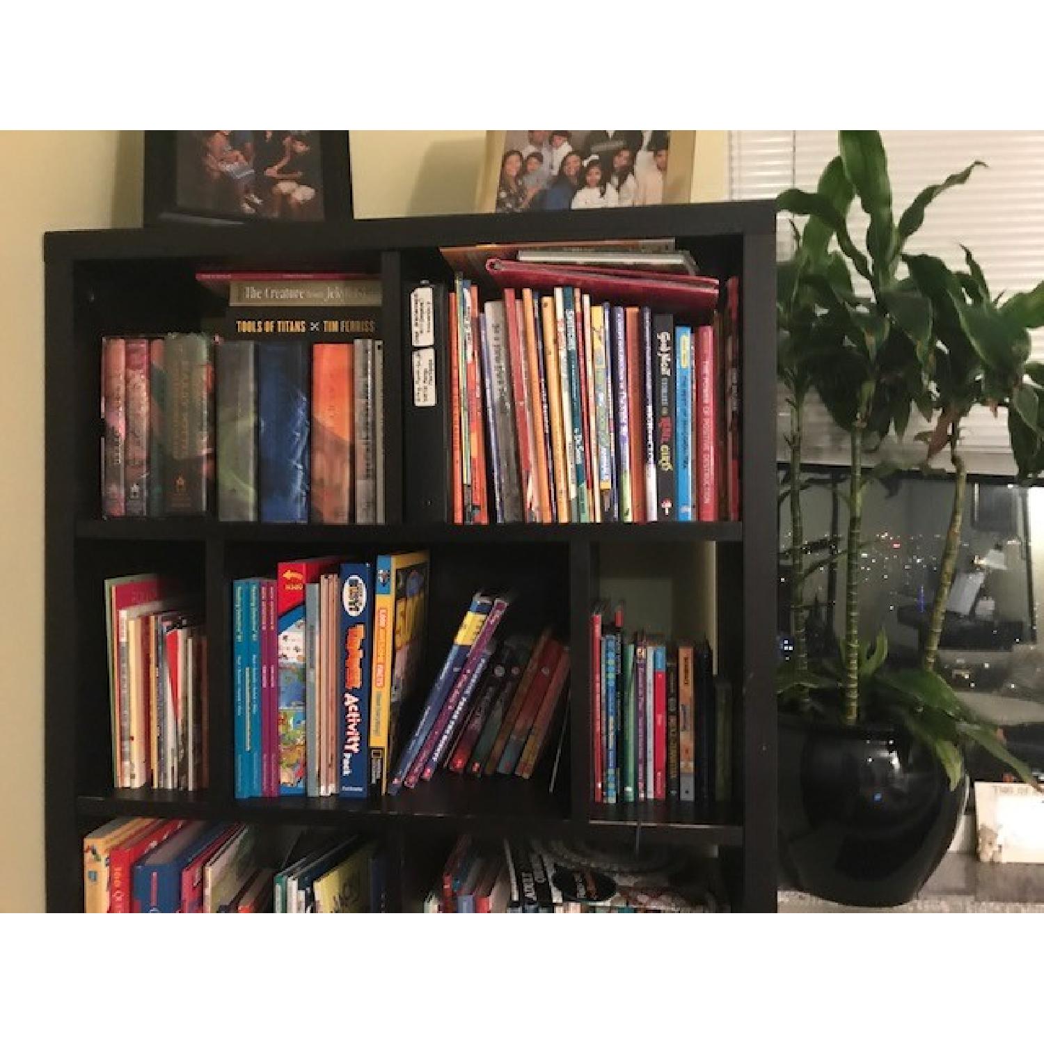 West Elm Rectangle Cutout Book Case - image-2