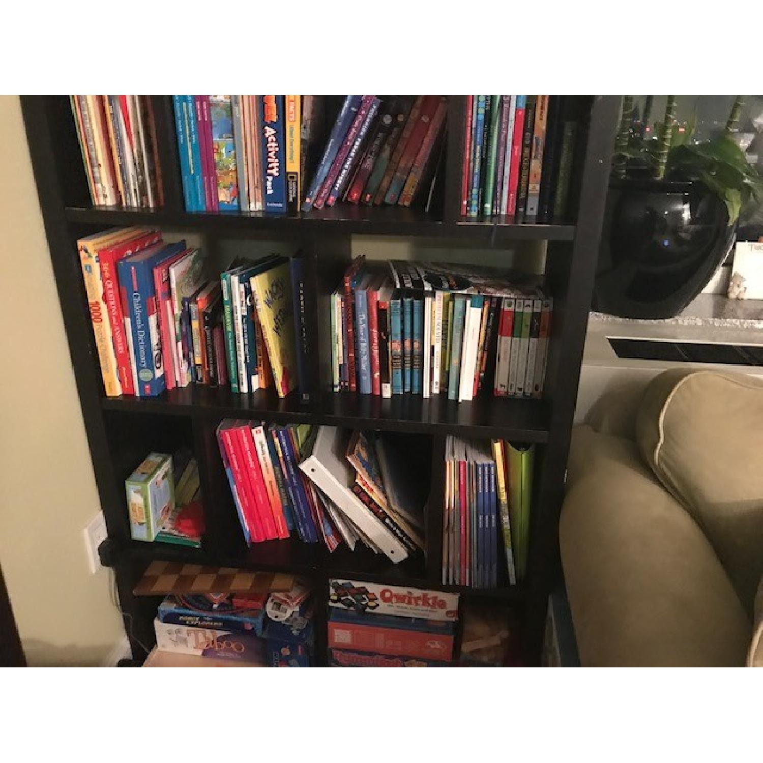 West Elm Rectangle Cutout Book Case - image-4