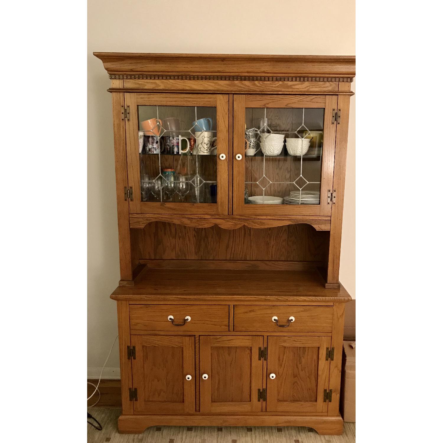 Wooden China Cabinet - image-1