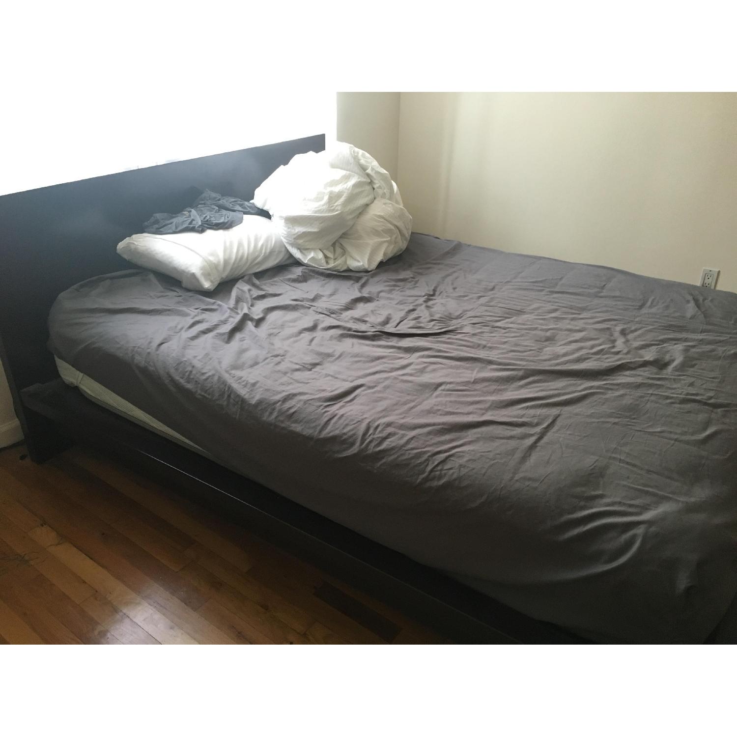Black Queen Bed Frame - image-2