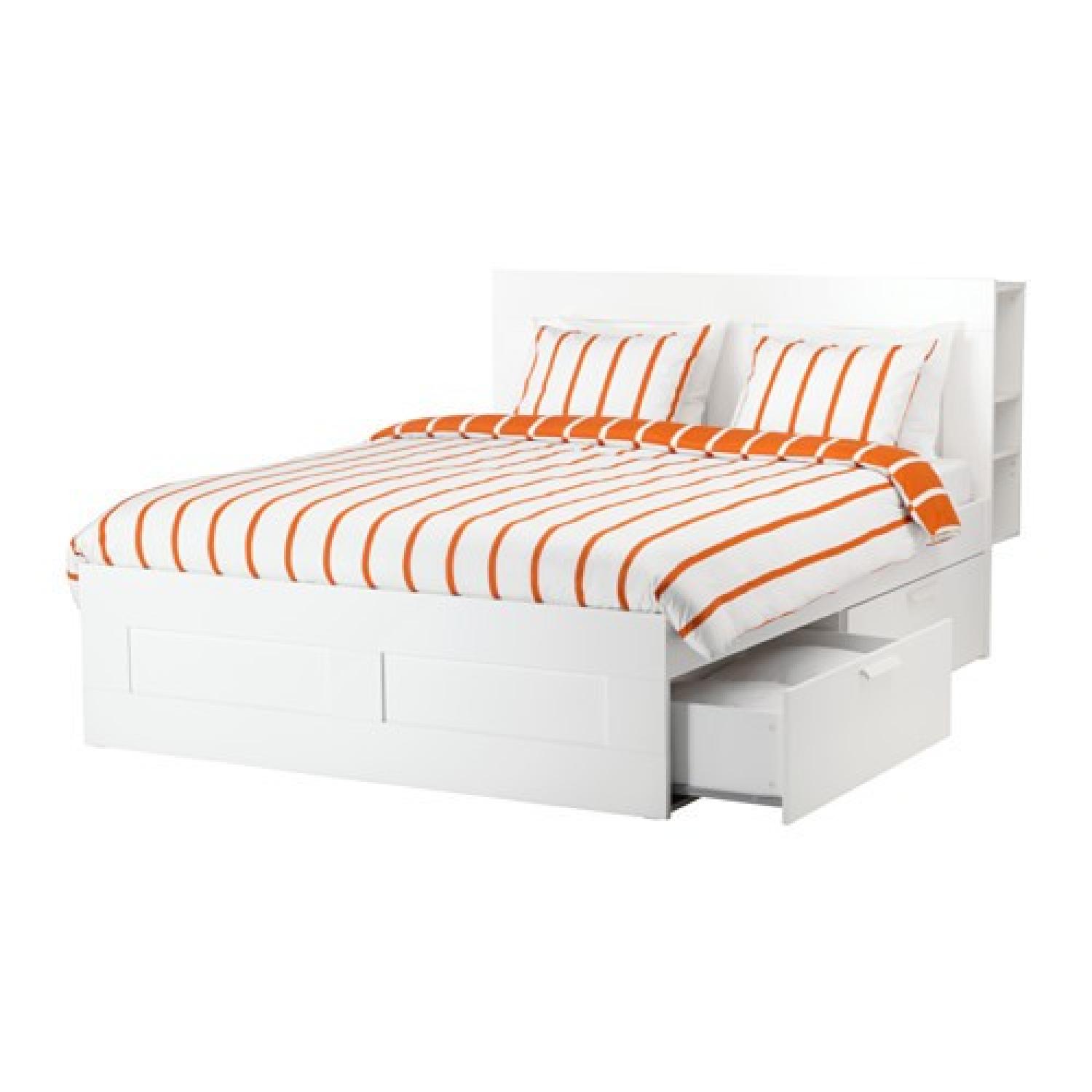 Ikea Leirvik Full Size Bed Frame AptDeco