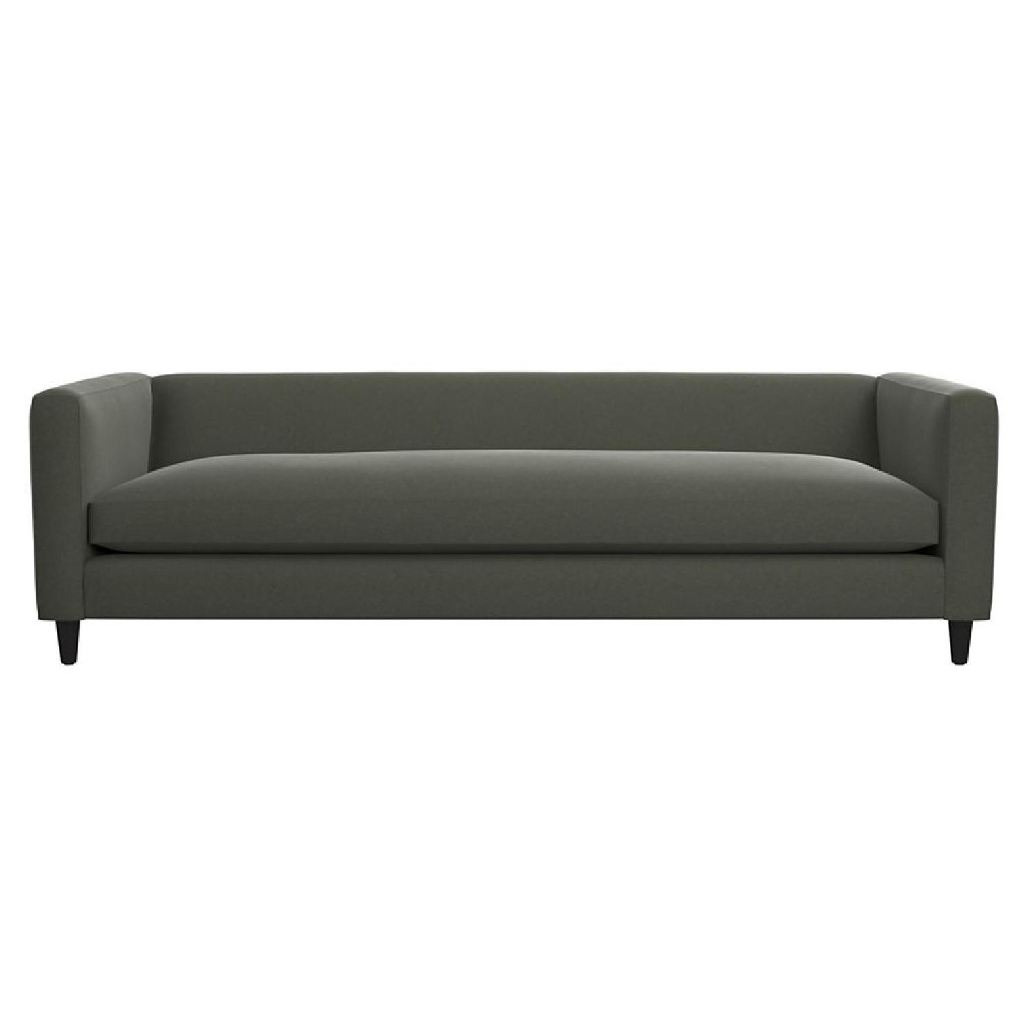 CB2 Movie Sofa & Ottoman in Smoke Fabric - image-0