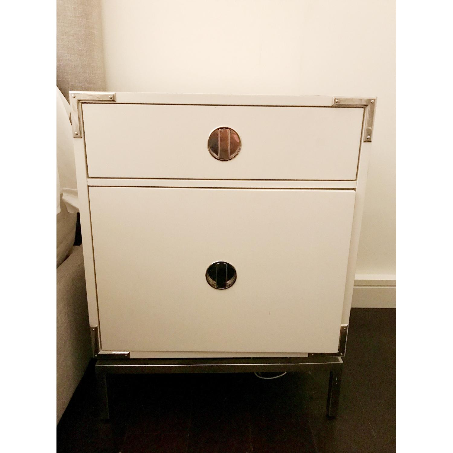 West Elm Malone Campaign Nightstands - image-2