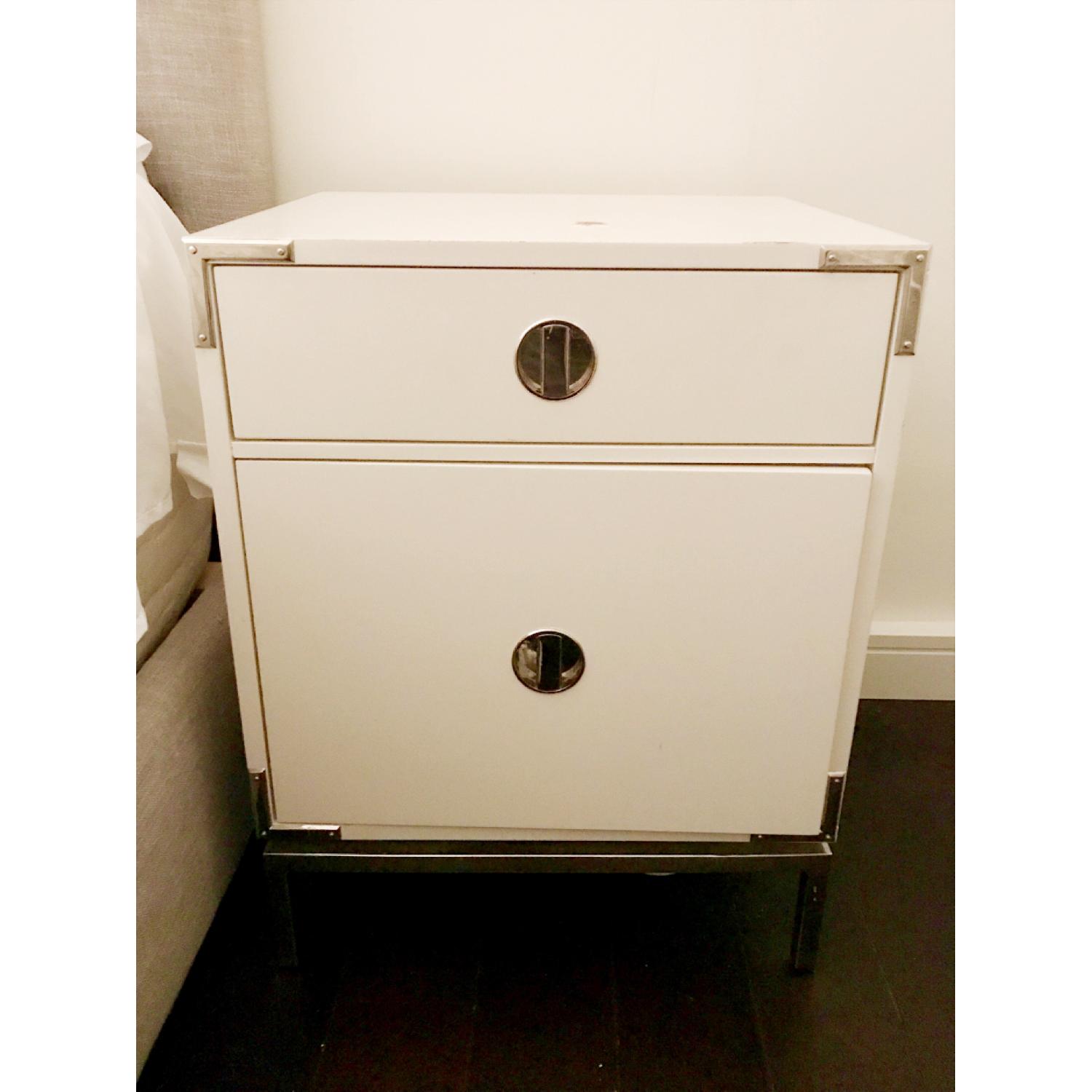 West Elm Malone Campaign Nightstands - image-3