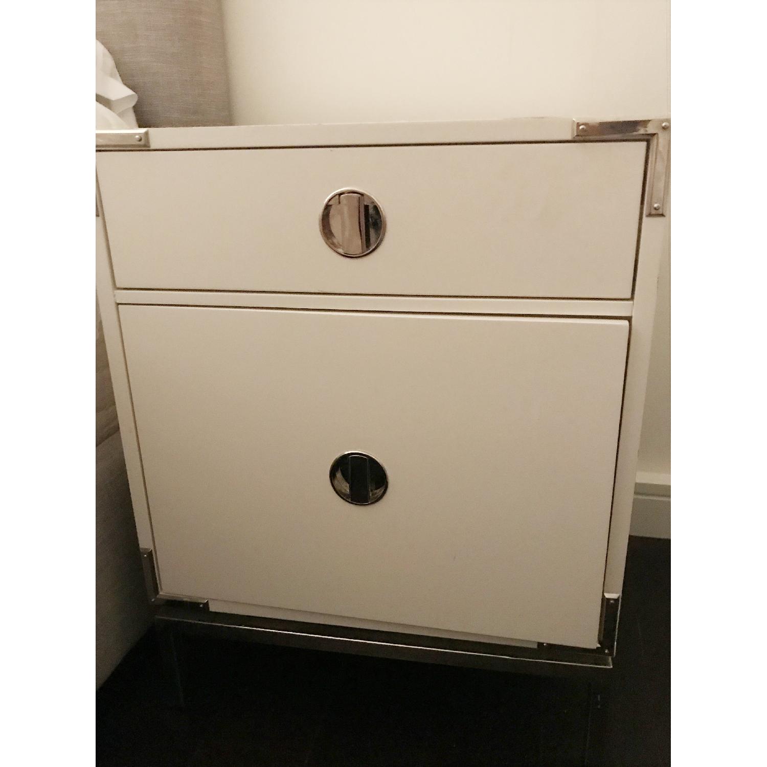 West Elm Malone Campaign Nightstands - image-4