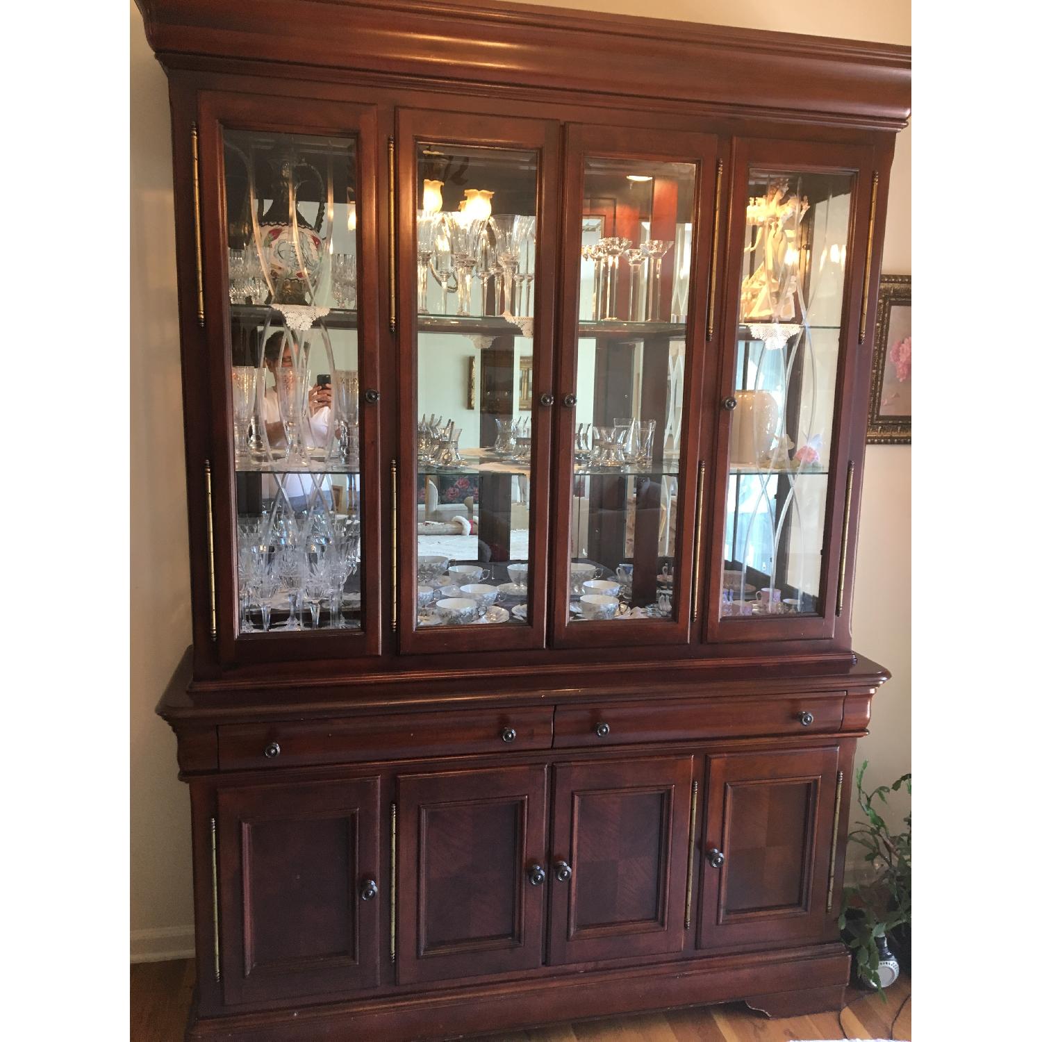 Universal Furniture Chippendale Style Wood China Cabinet - image-4