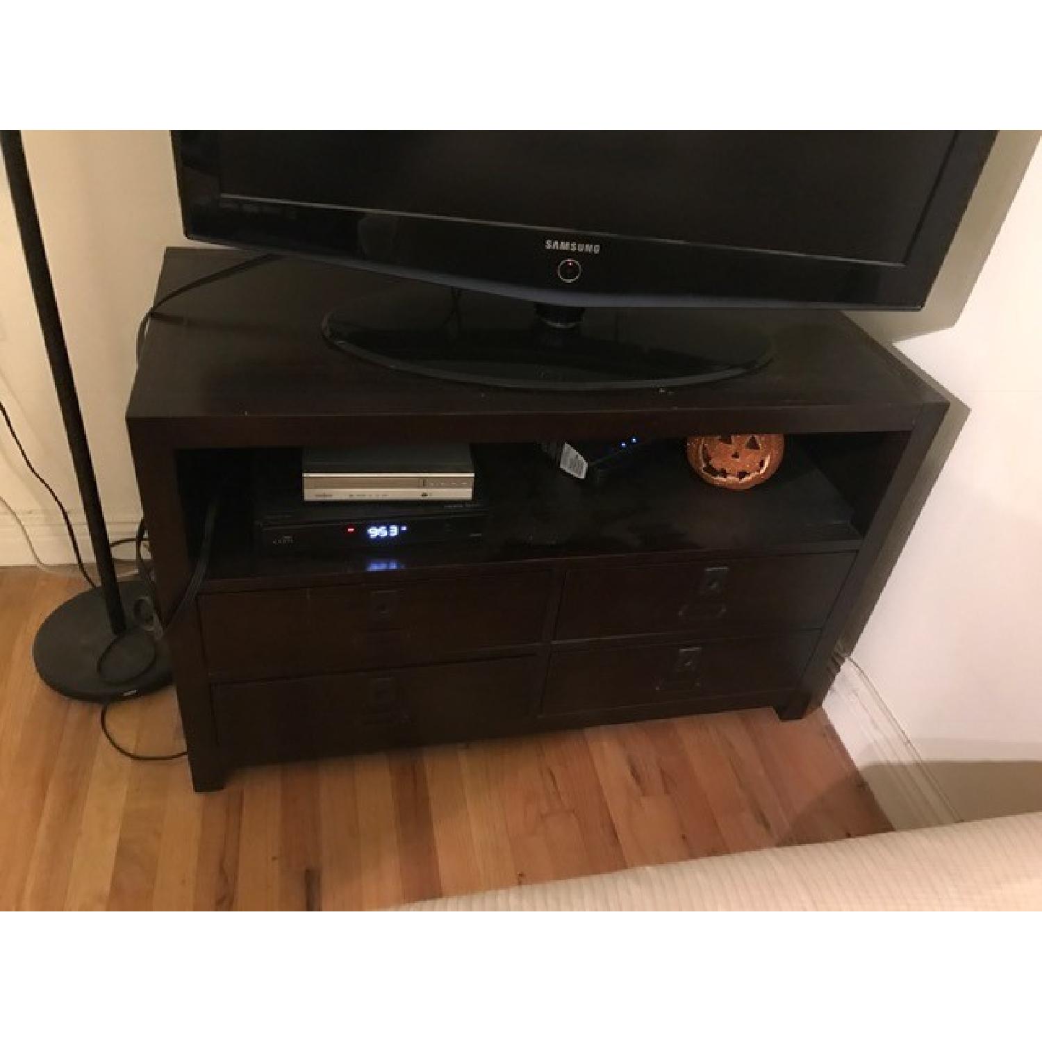 Bob's Media Unit w/ 2 Bookcases - image-1