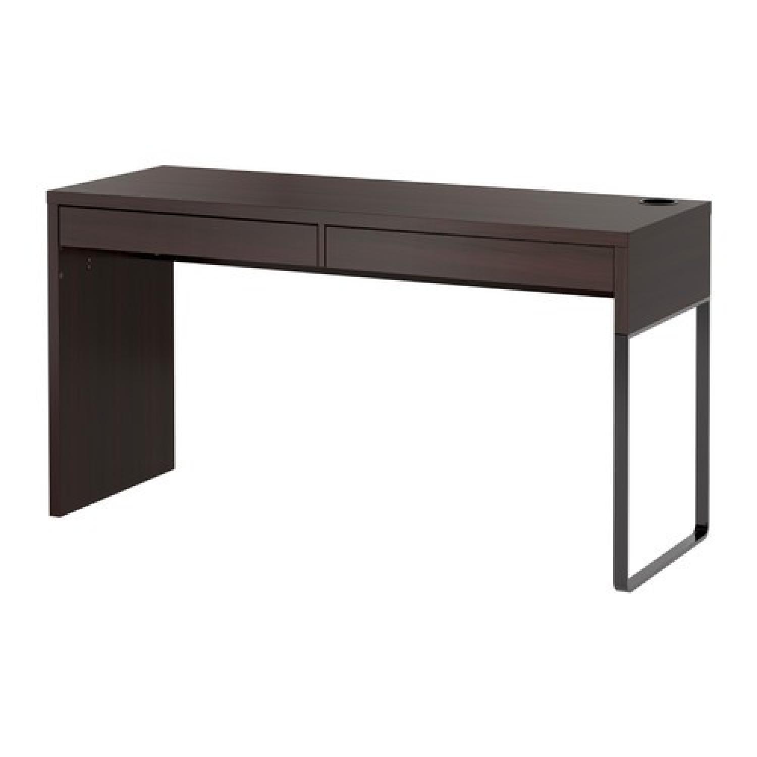 Ikea Micke Desk in Black-Brown - image-0