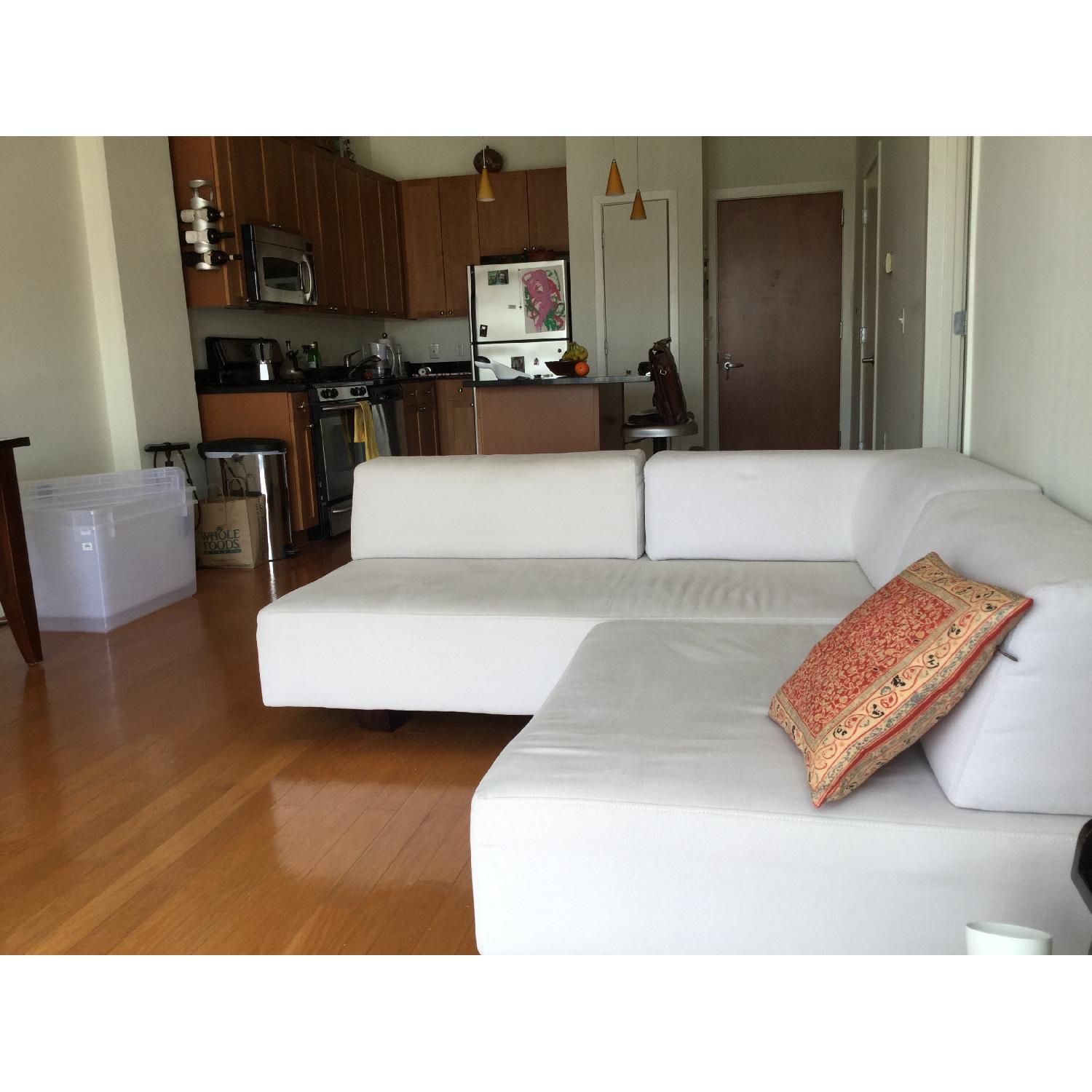 West Elm Tillary Modular Sectional Sofa in Off White - image-1