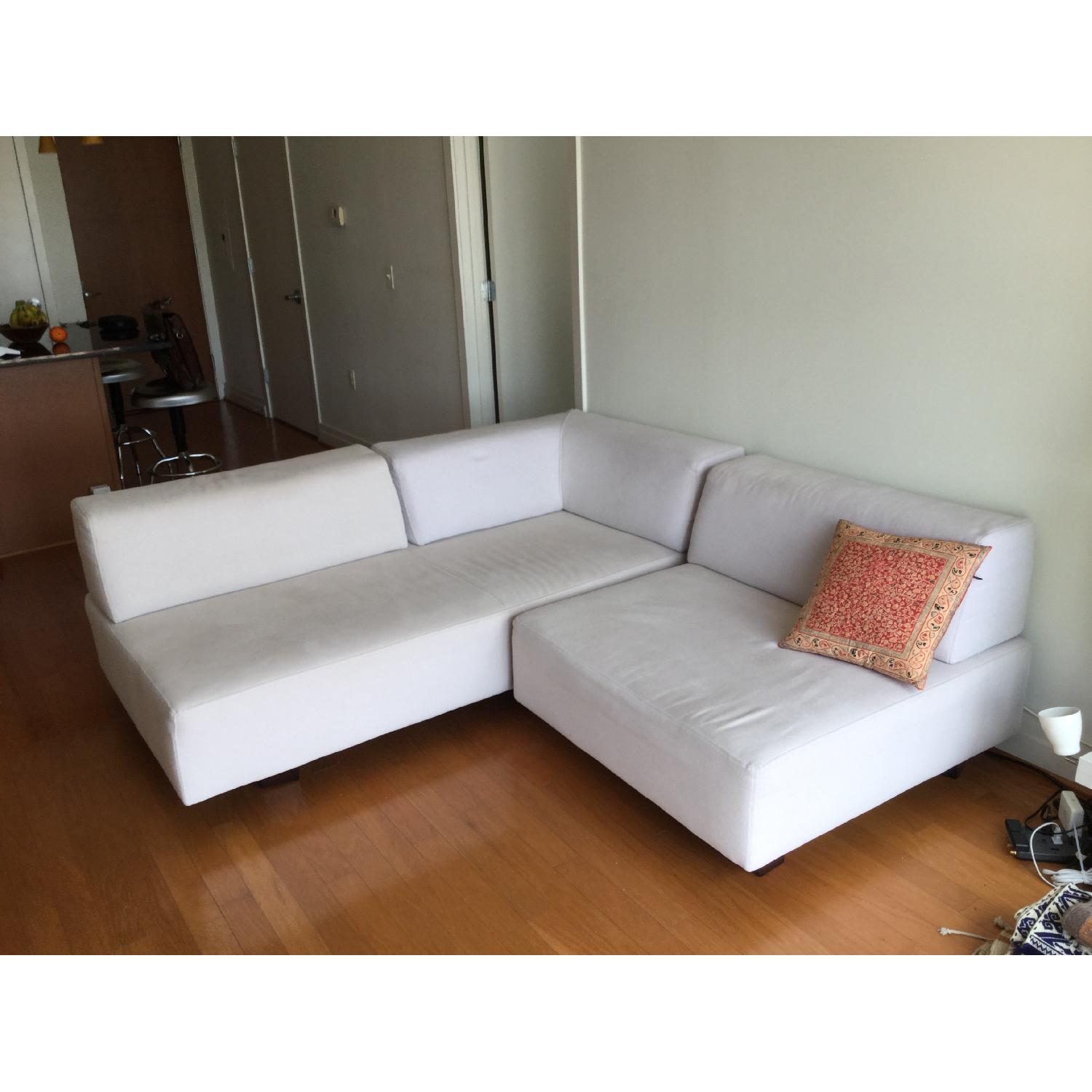 West Elm Tillary Modular Sectional Sofa in Off White - image-2