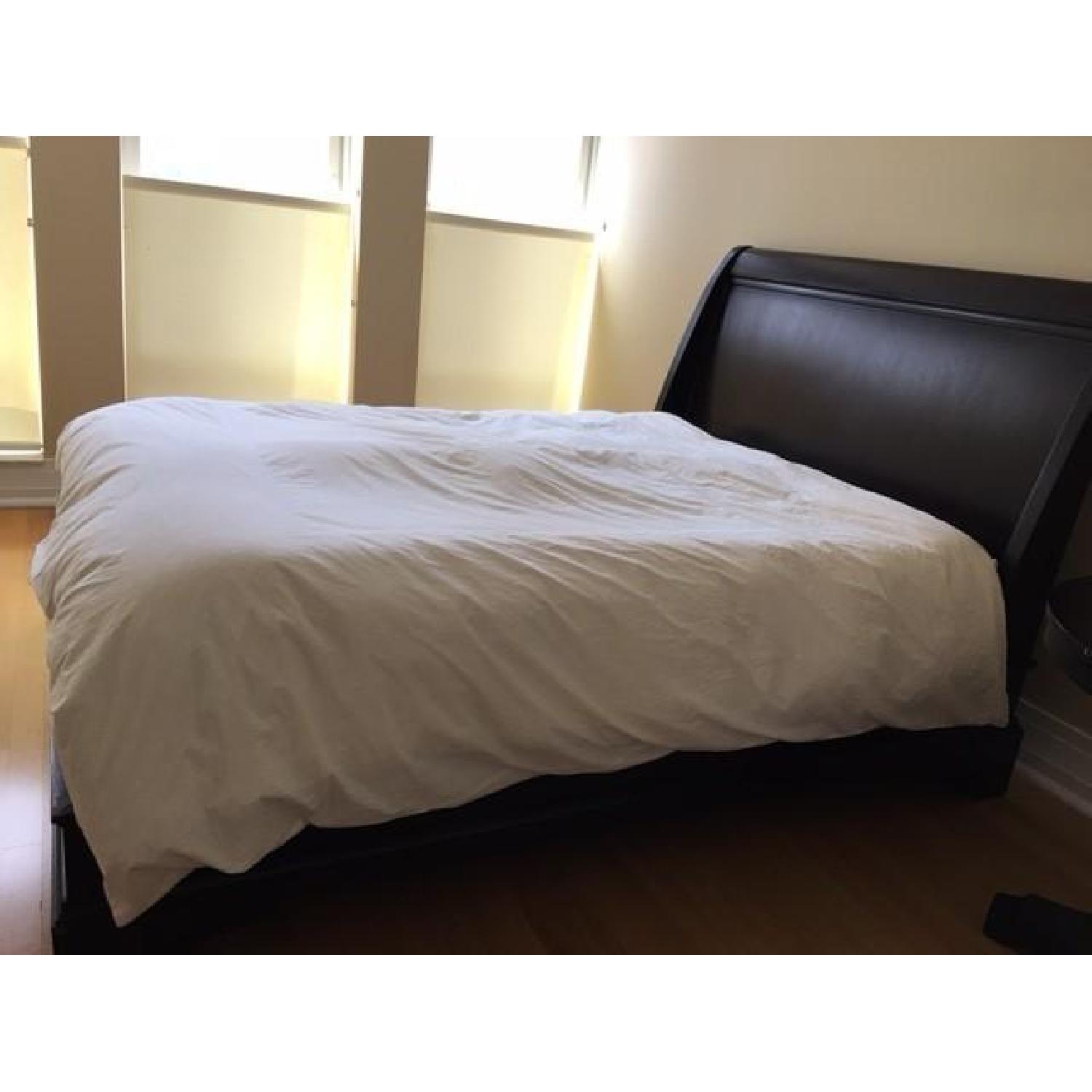 Restoration Hardware Portman Queen Sleigh Bed - image-5