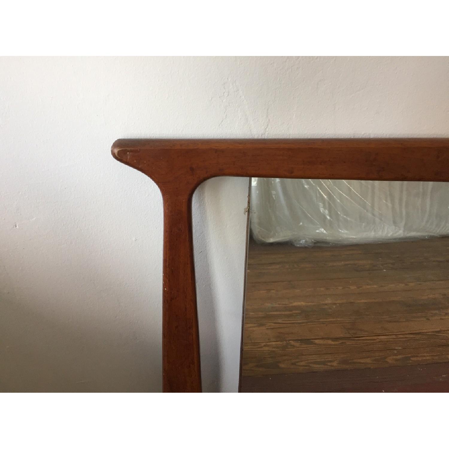 Mid Century Modern Walnut Mirror - image-2