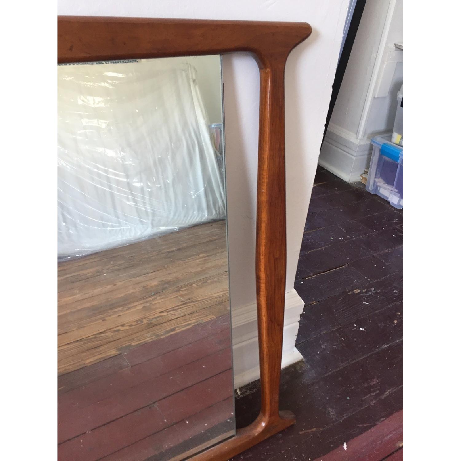Mid Century Modern Walnut Mirror - image-3