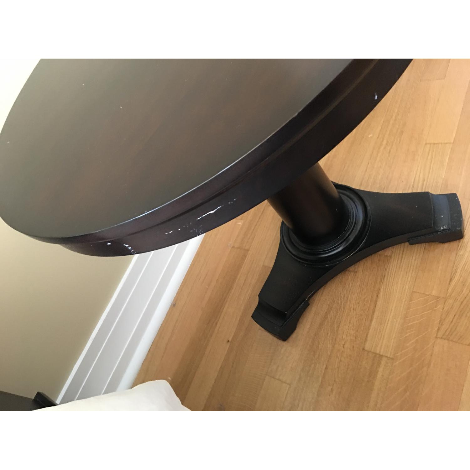 Restoration Hardware Portman Pedestal Side Table in Espresso - image-3
