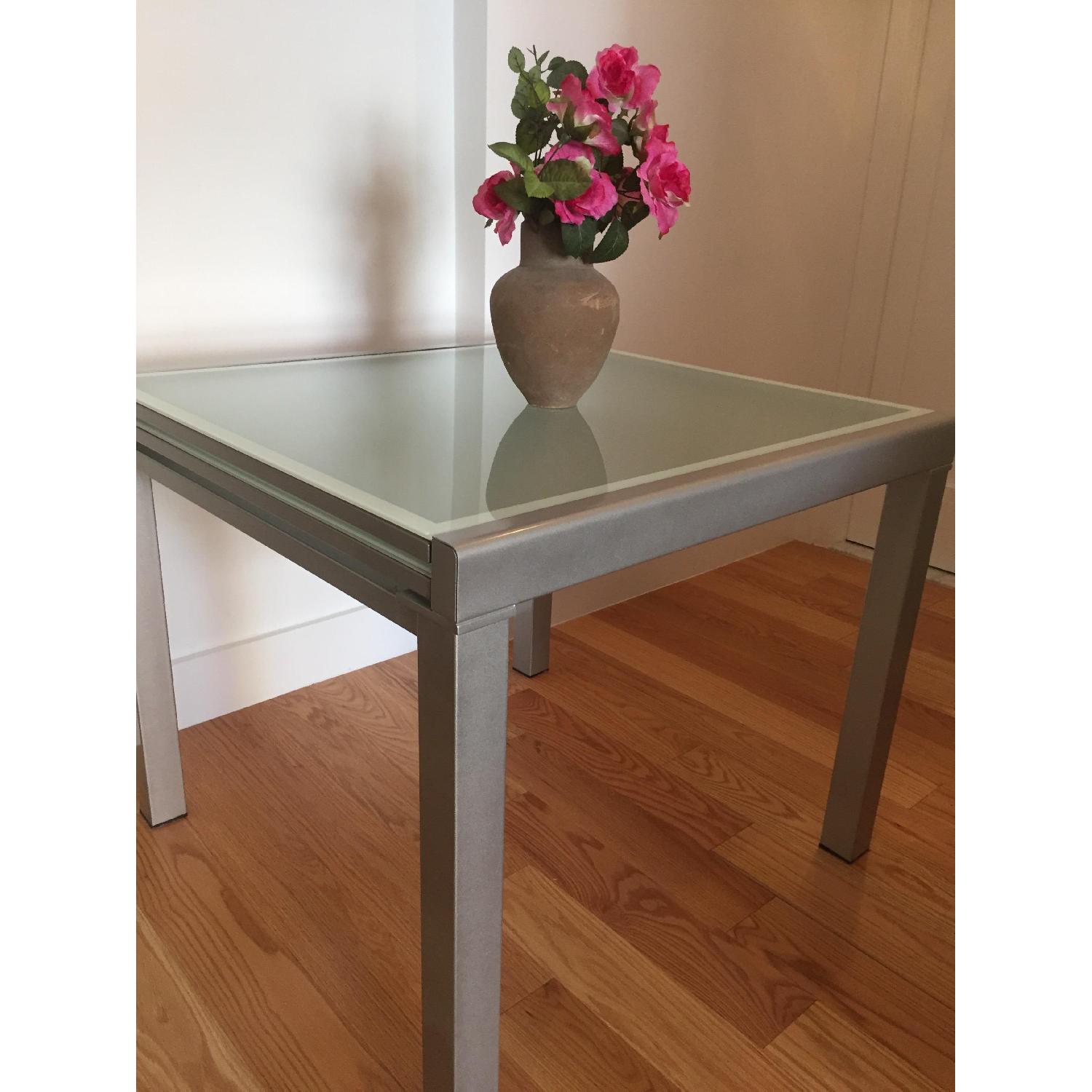 The Door Store Extendable Glass Dining Table - image-2
