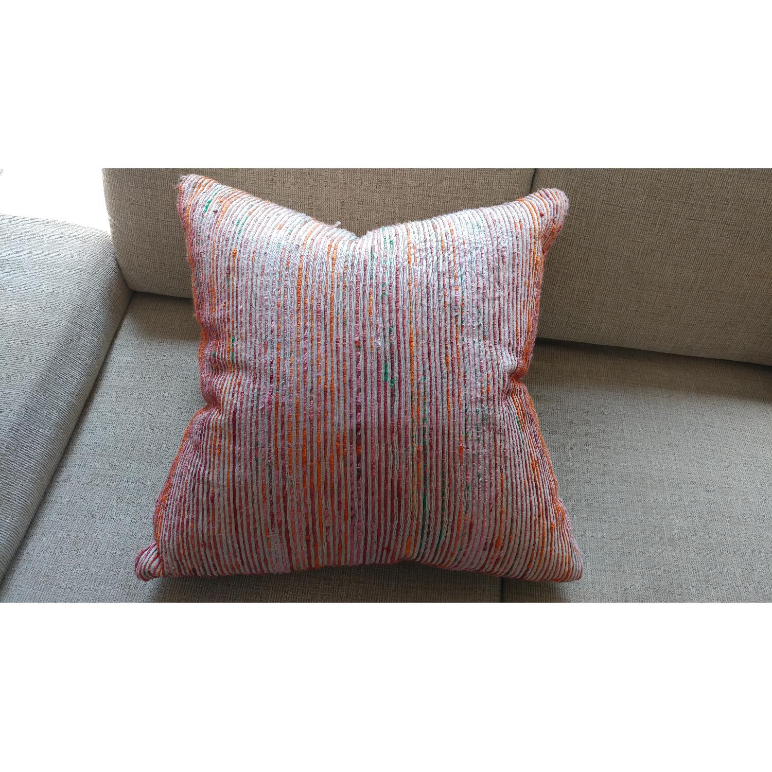 Joss & Main Linnea Pillow in Orange - image-3