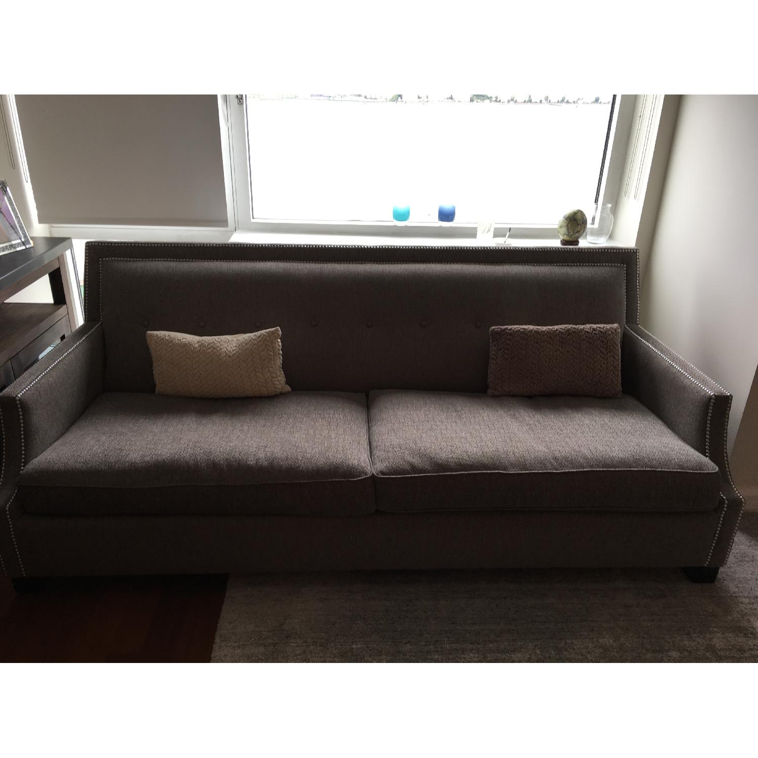Mitchell Gold + Bob Williams Gray Sofa - image-1
