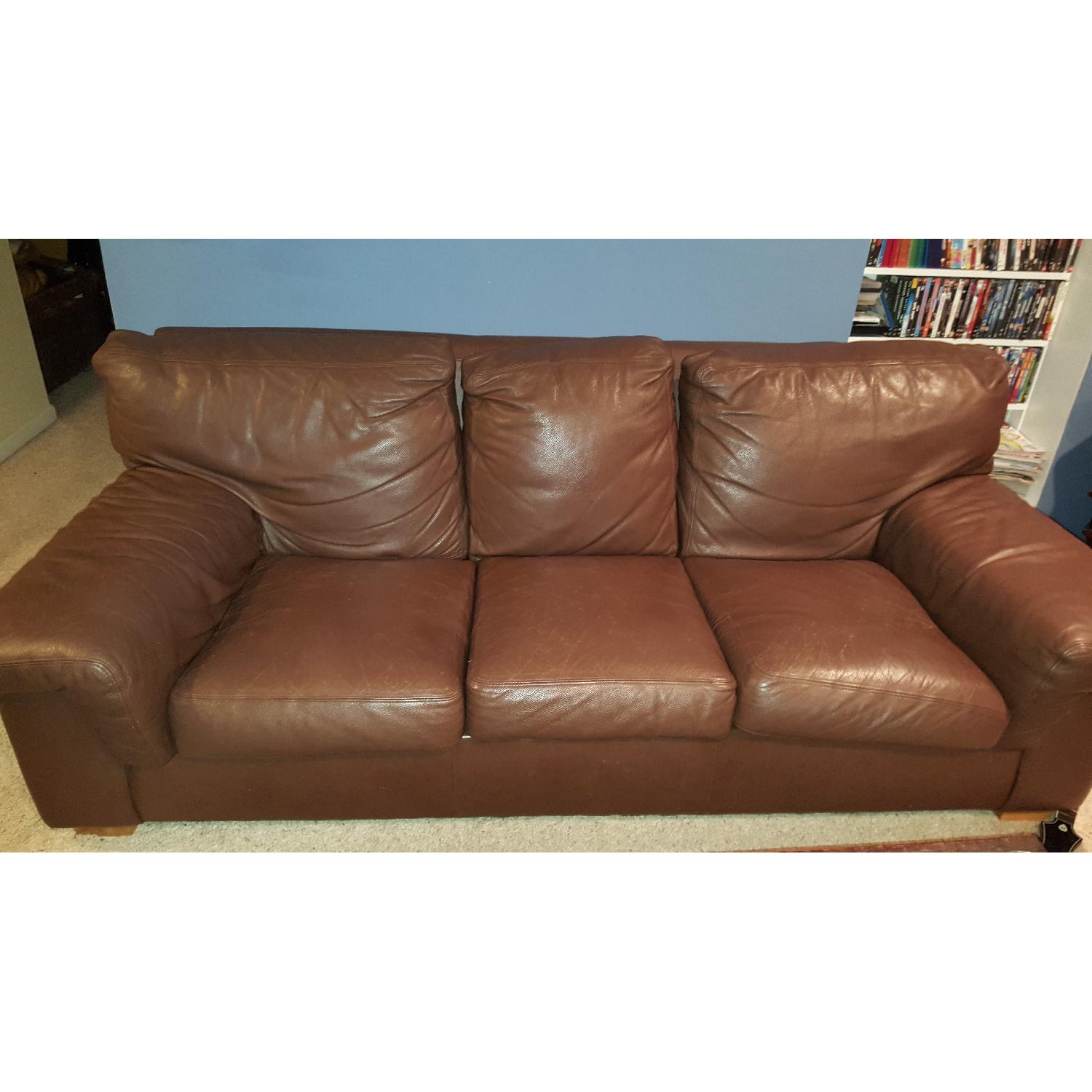 Custom Leather Sofa - image-1