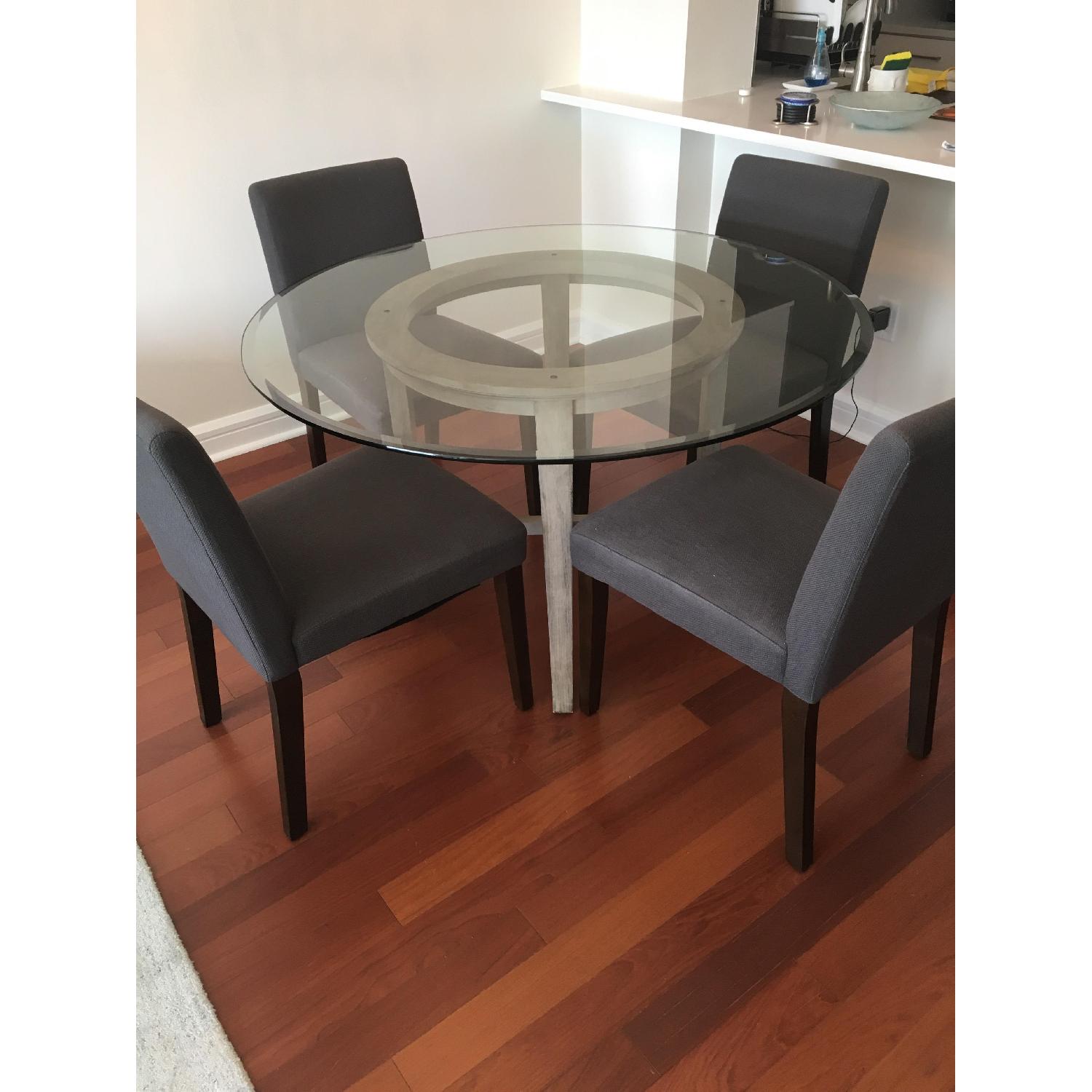 Crate & Barrel Halo Round Dining Table - image-2