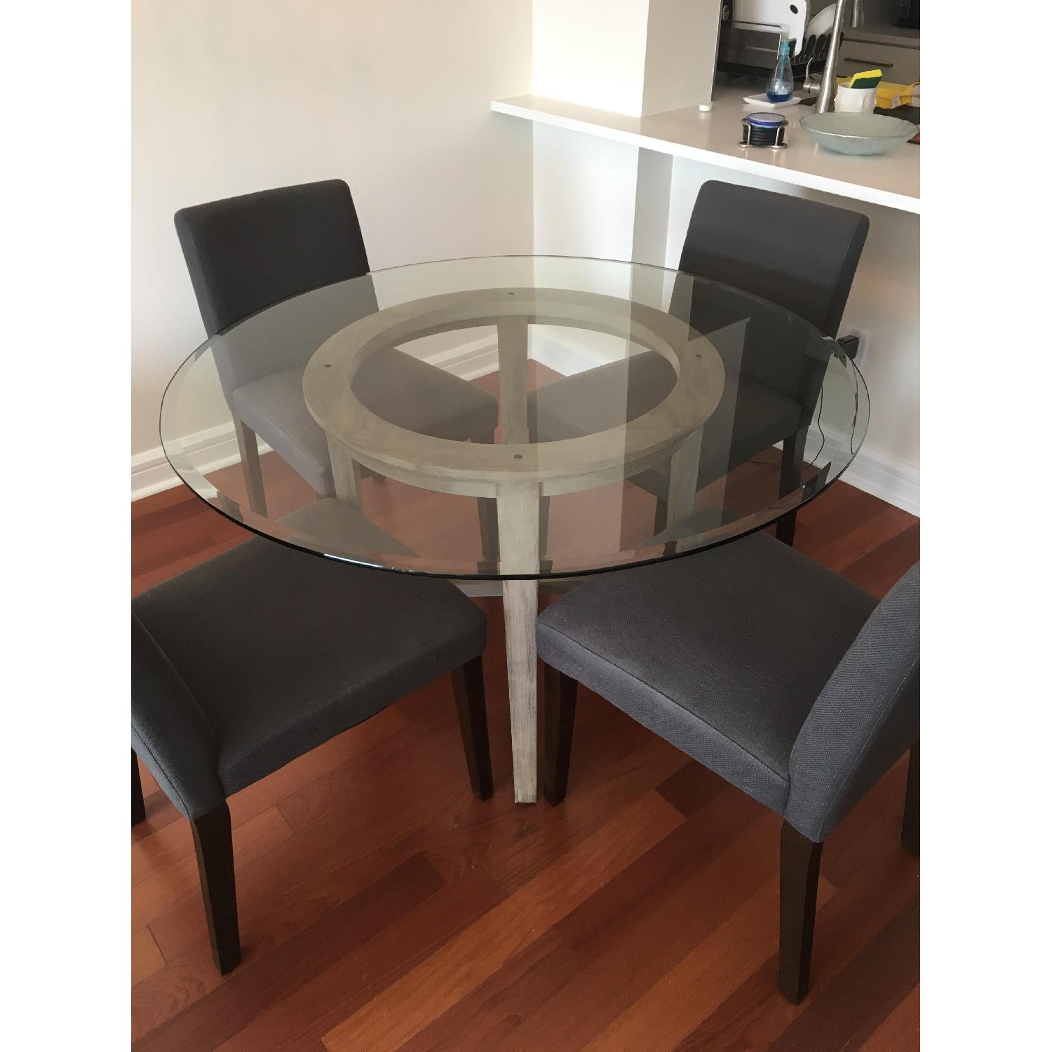 Crate & Barrel Halo Round Dining Table - image-3