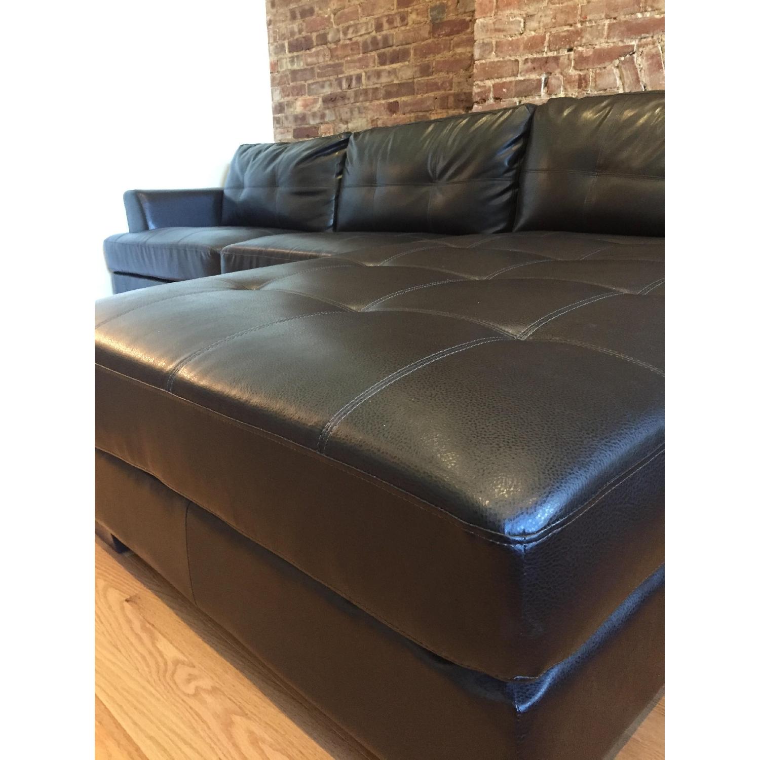 Wayfair Leather Sectional Couch - image-3