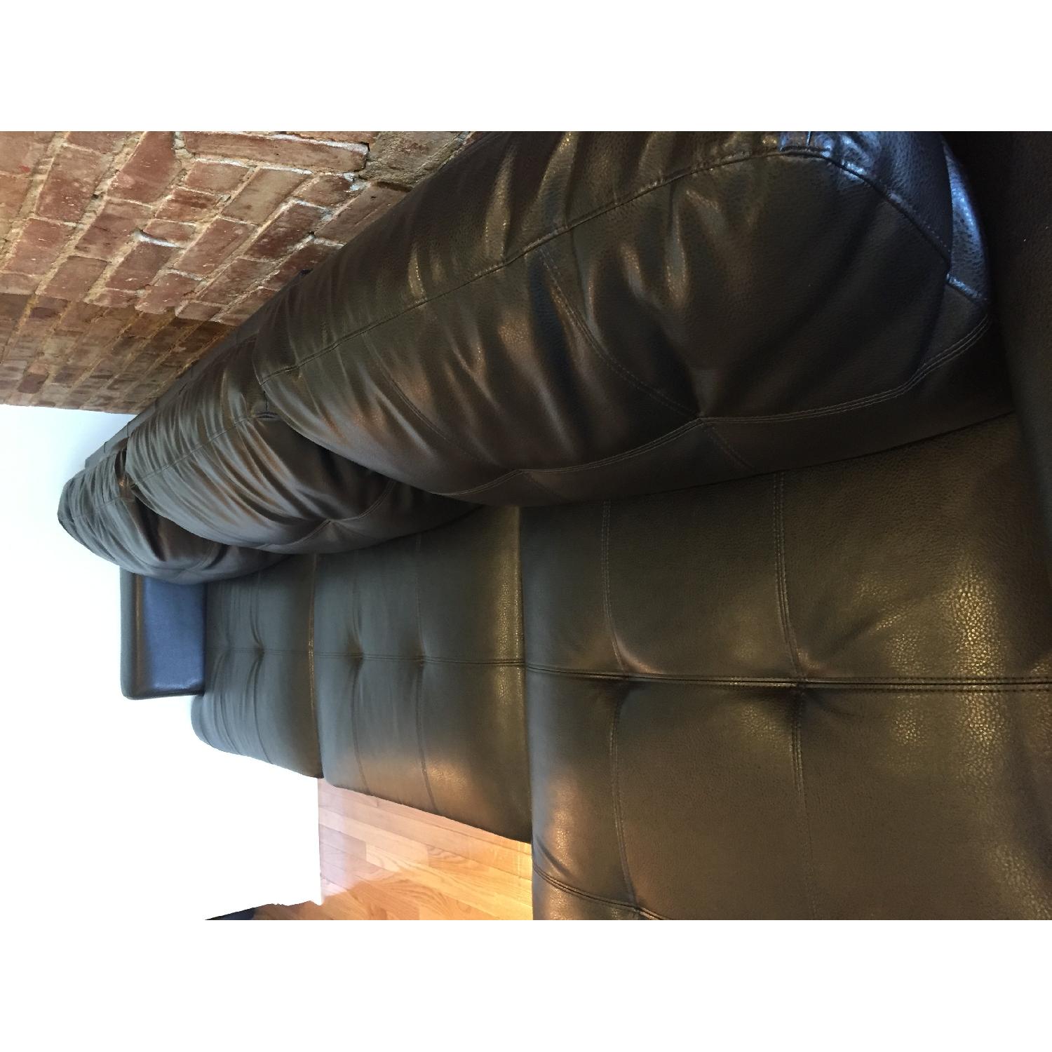 Wayfair Leather Sectional Couch - image-4