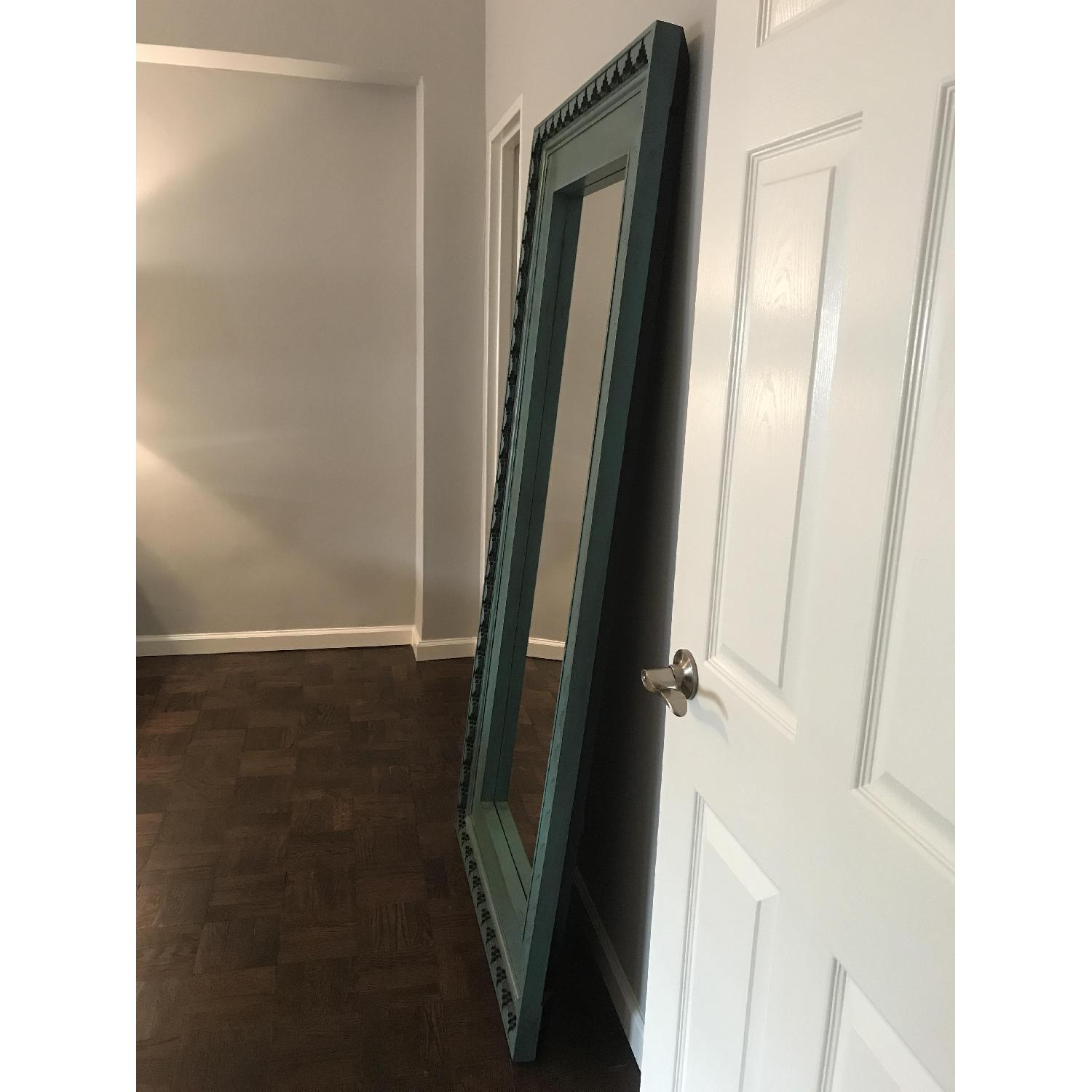 Pier 1 Turquoise Floor Mirror - image-2