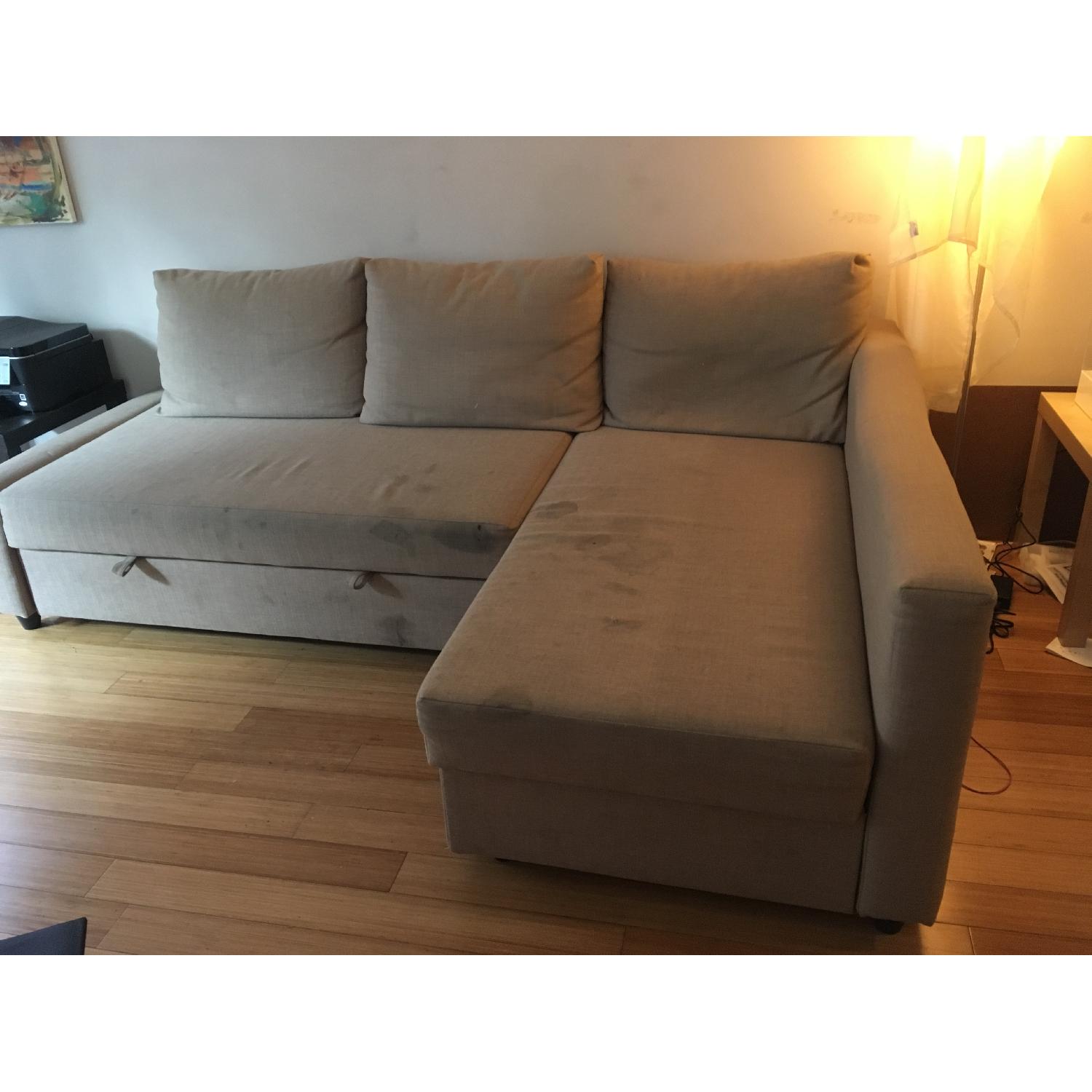 Ikea Friheten Sleeper Sectional Sofa - image-1
