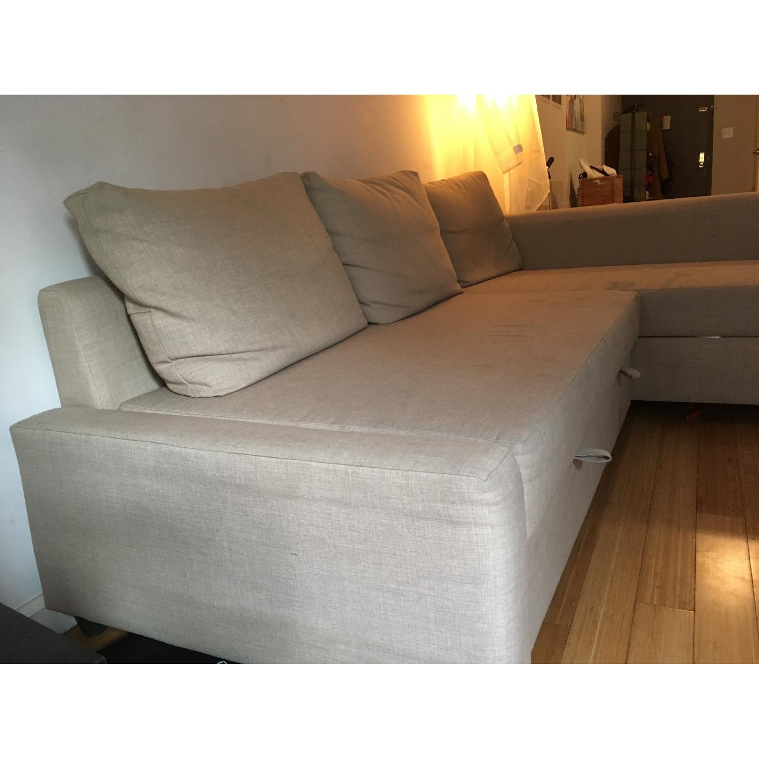 Ikea Friheten Sleeper Sectional Sofa - image-9