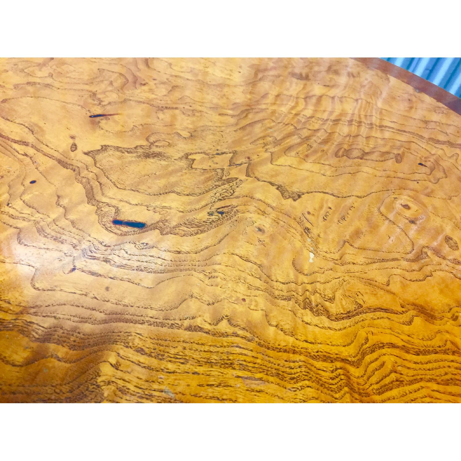 Formal Circular Wood Table - image-4