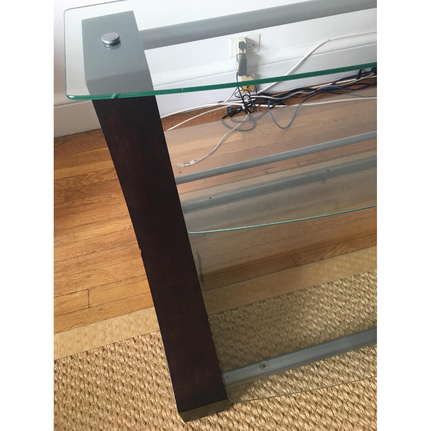 Bell'O Wood & Glass Three Level TV Media Stand - image-2